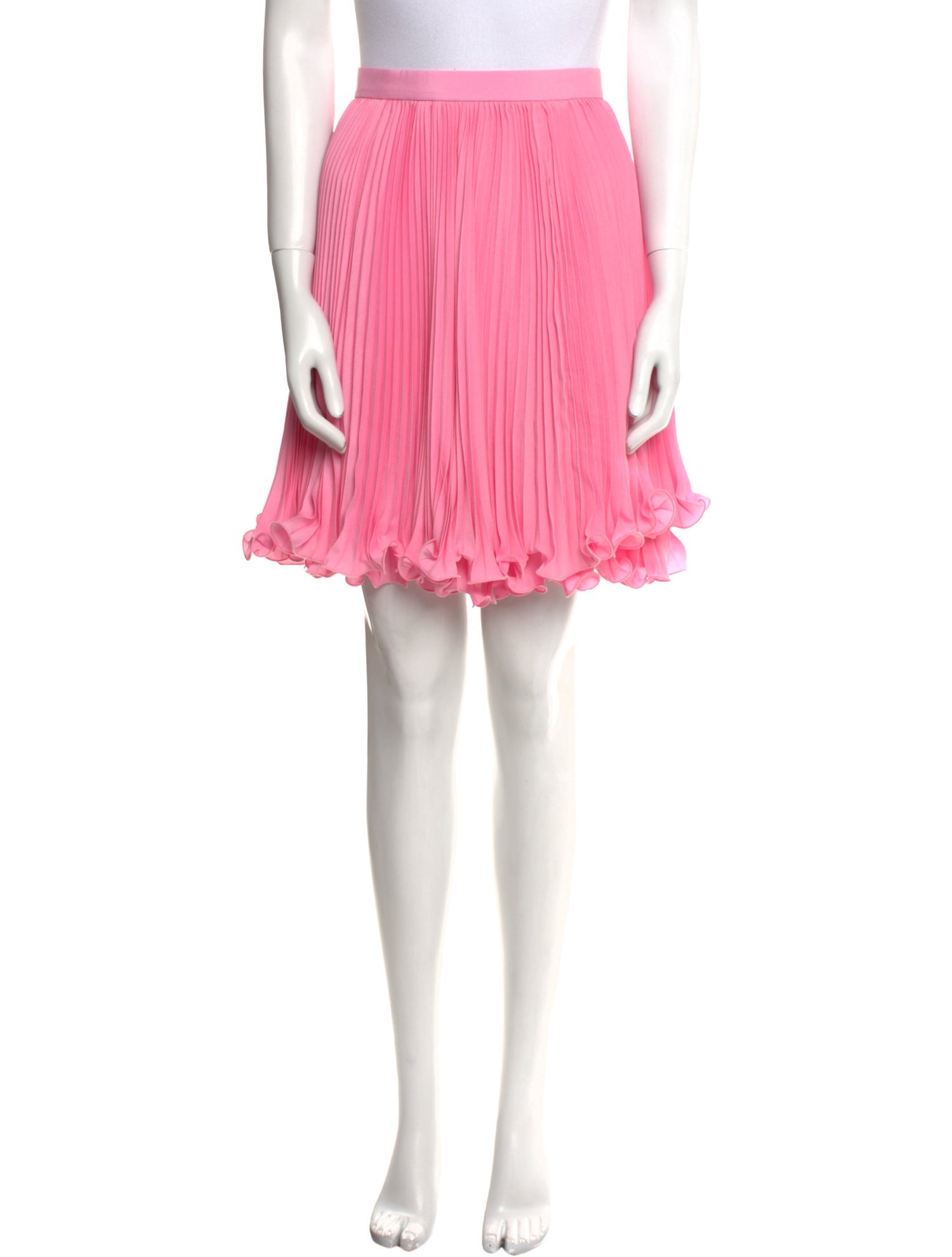 Balmain Silk Knee-Length Skirt