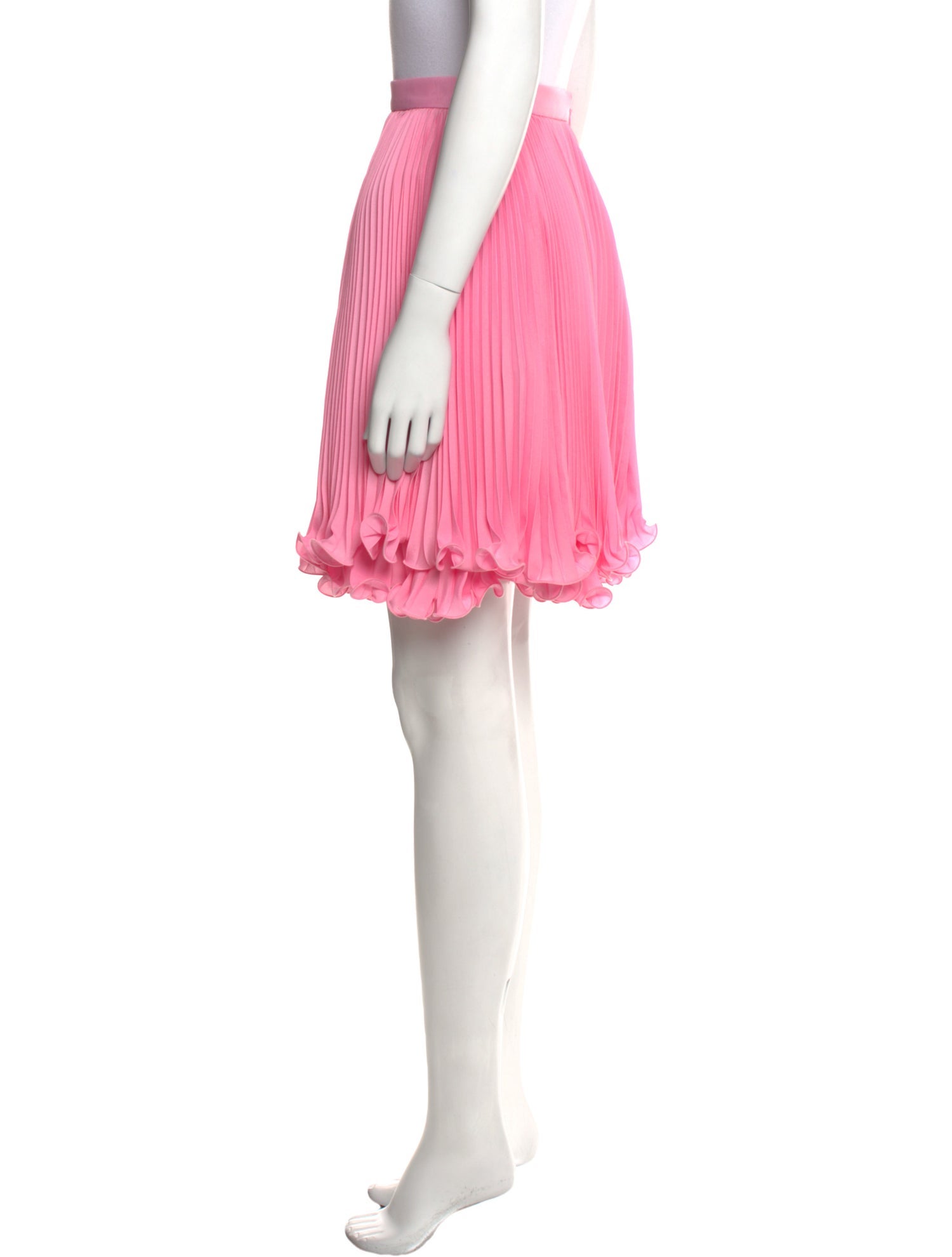 Balmain Silk Knee-Length Skirt