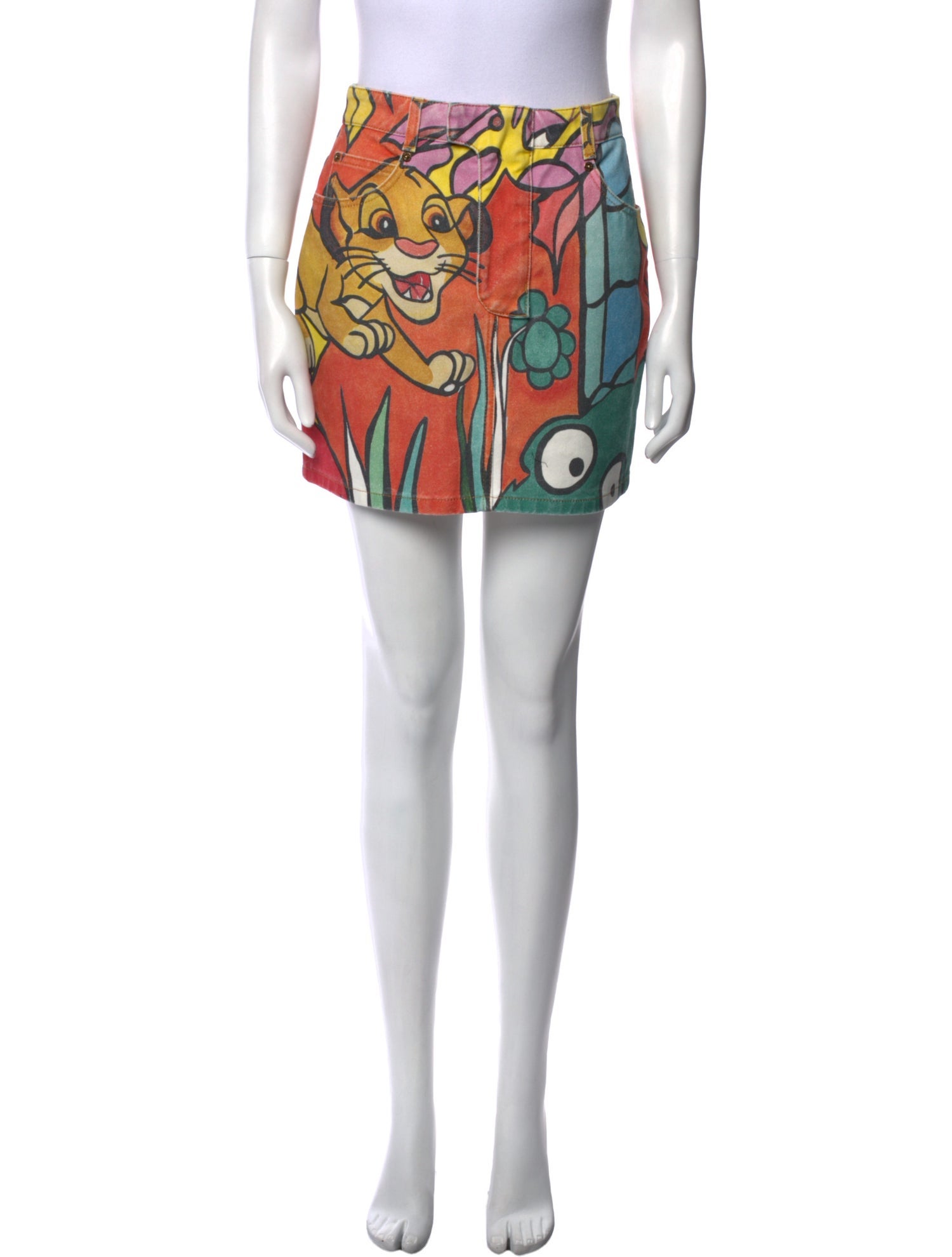 Balmain Printed Mini Skirt