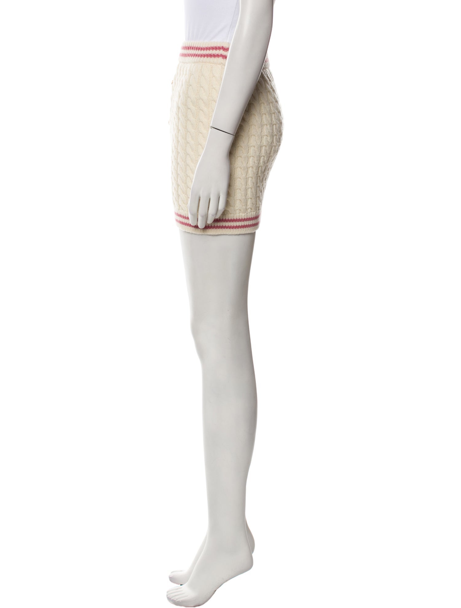 Balmain Kids Cable-knit Virgin Wool Skirt w/ Tags