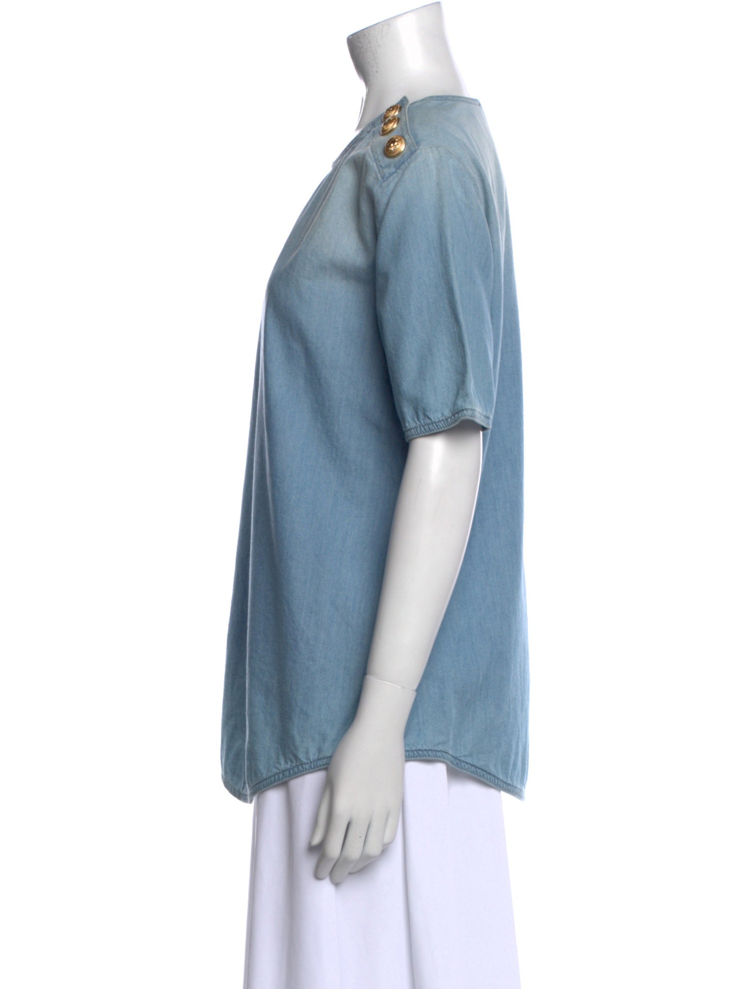 Balmain Crew Neck Short Sleeve T-Shirt