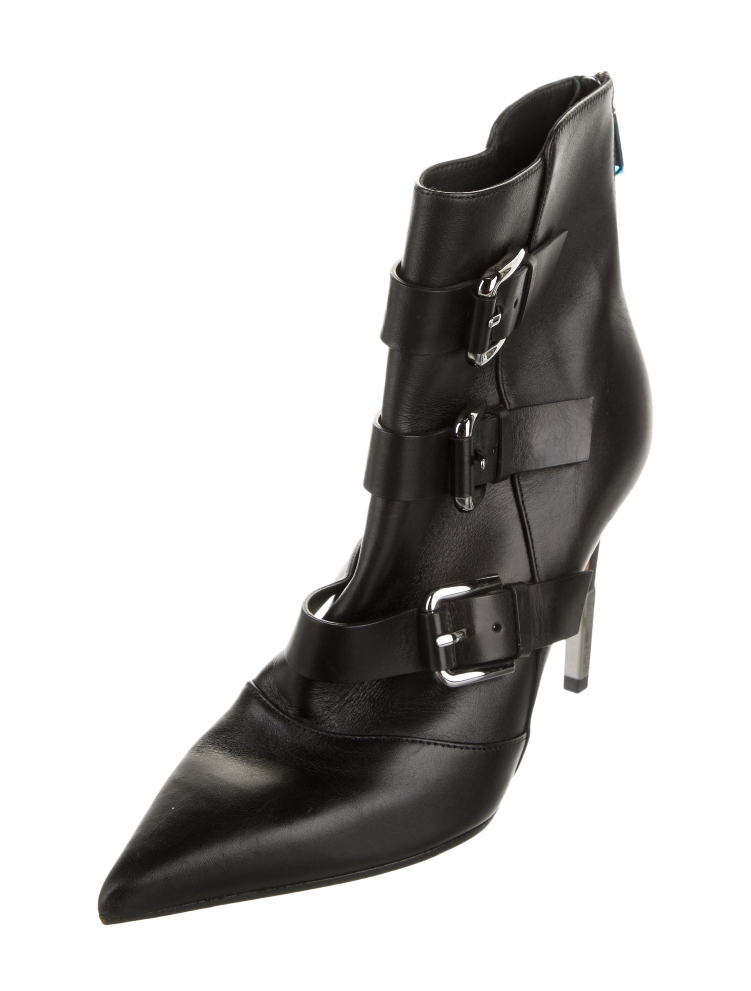 Balmain Elora Leather Lace-Up Boots