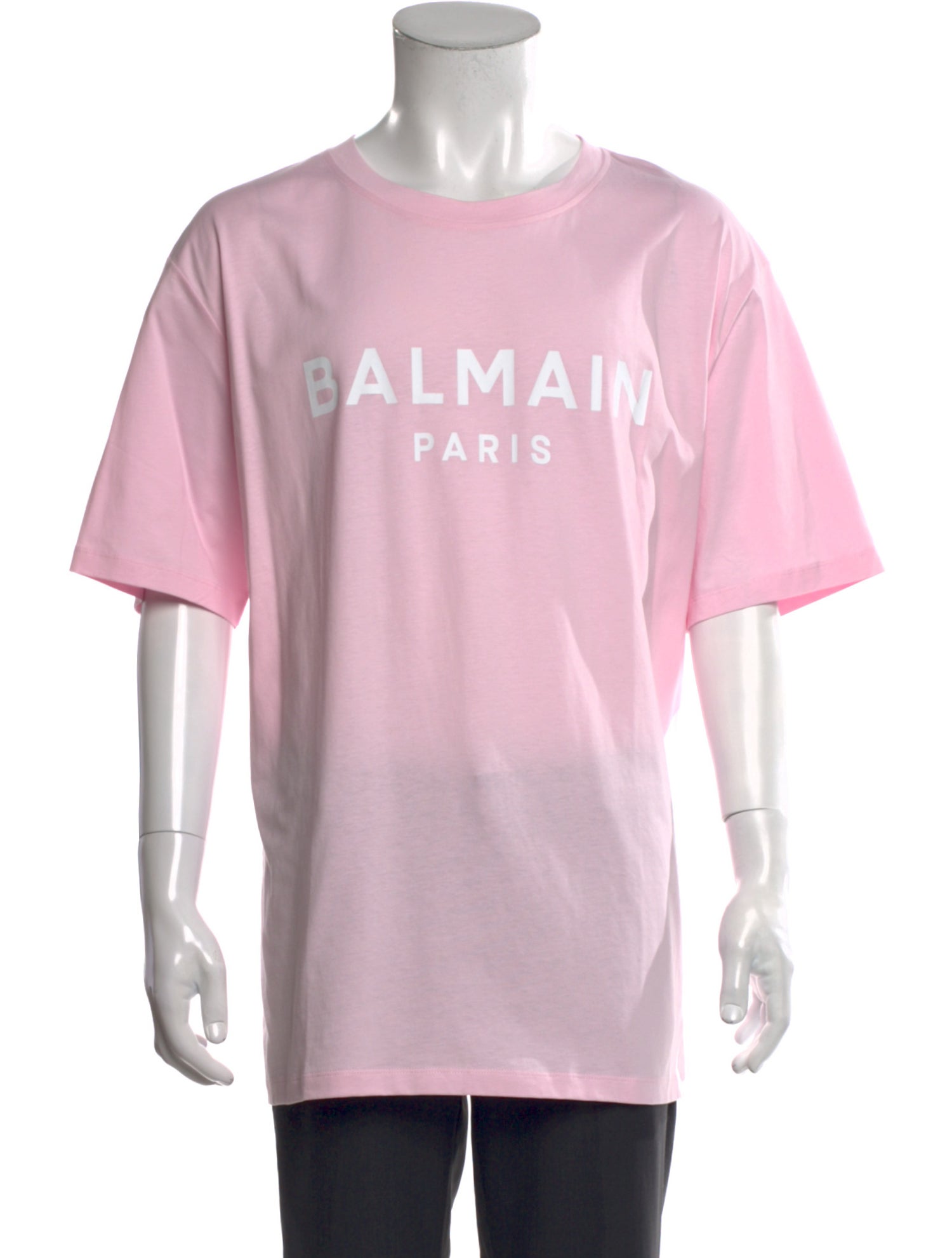 Balmain Graphic Print Crew Neck T-Shirt