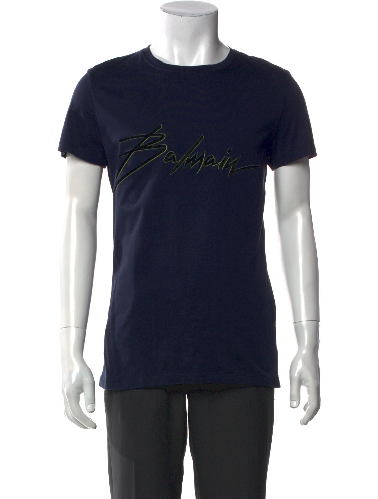 Balmain Graphic Print Crew Neck T-Shirt