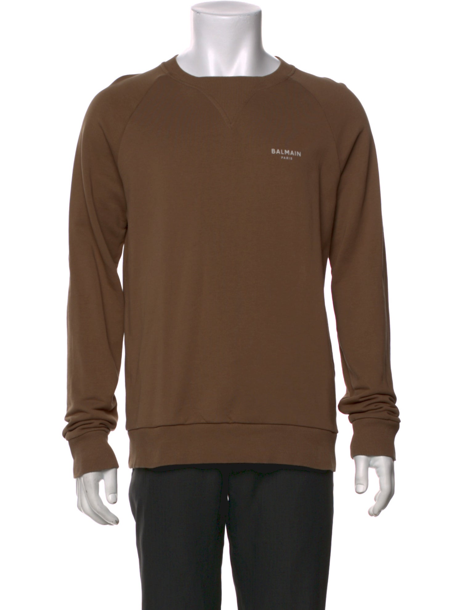 Balmain Graphic Print Crew Neck Pullover