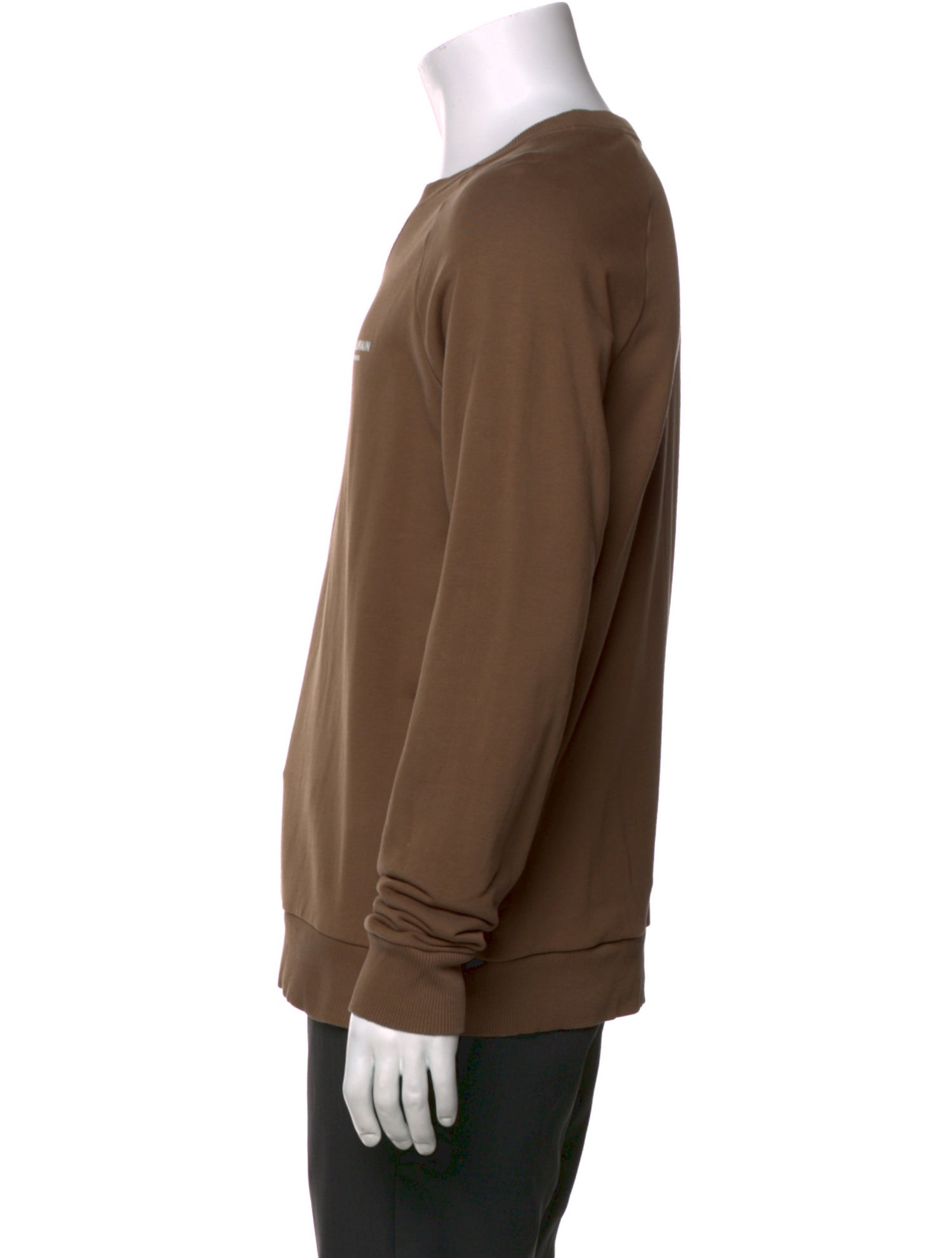 Balmain Graphic Print Crew Neck Pullover