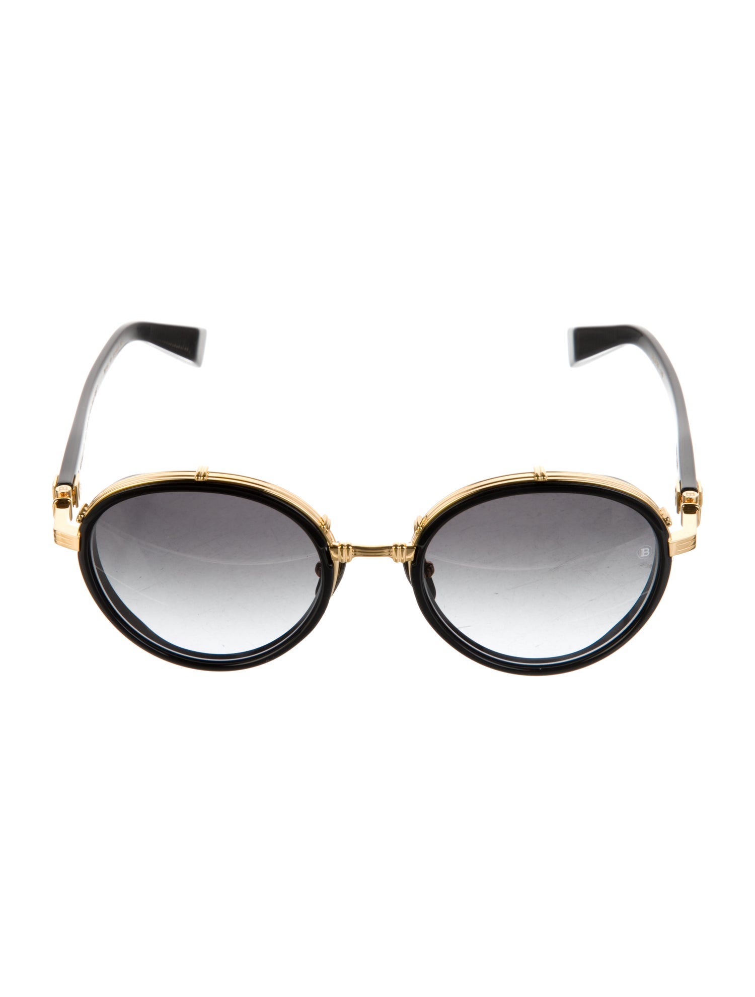 Balmain Round Gradient Sunglasses