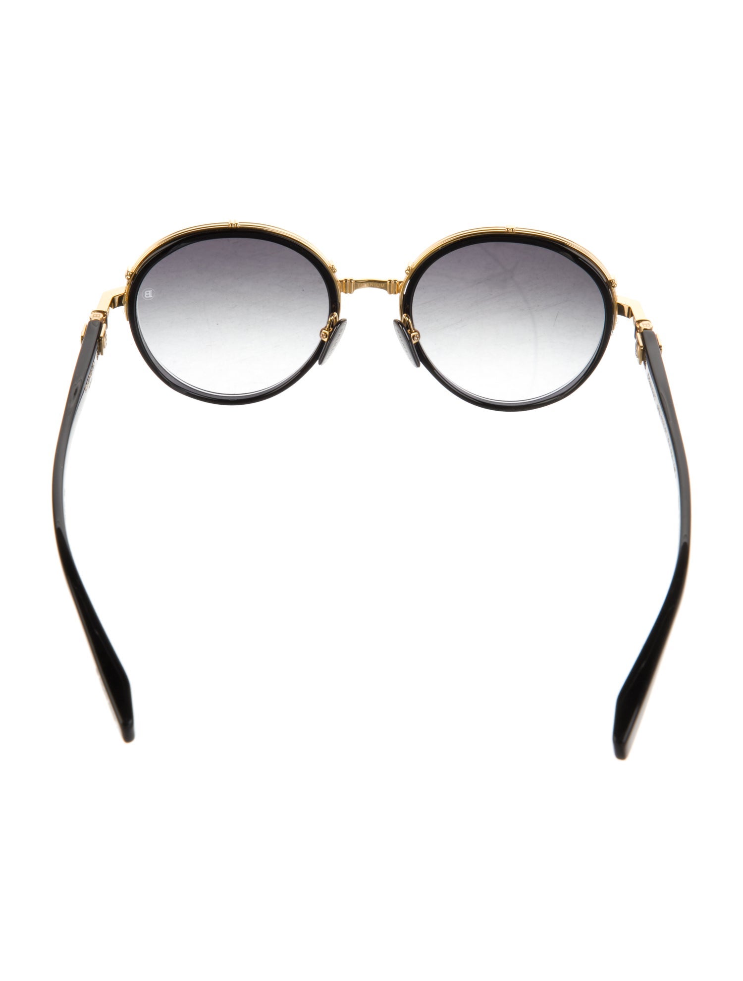 Balmain Round Gradient Sunglasses