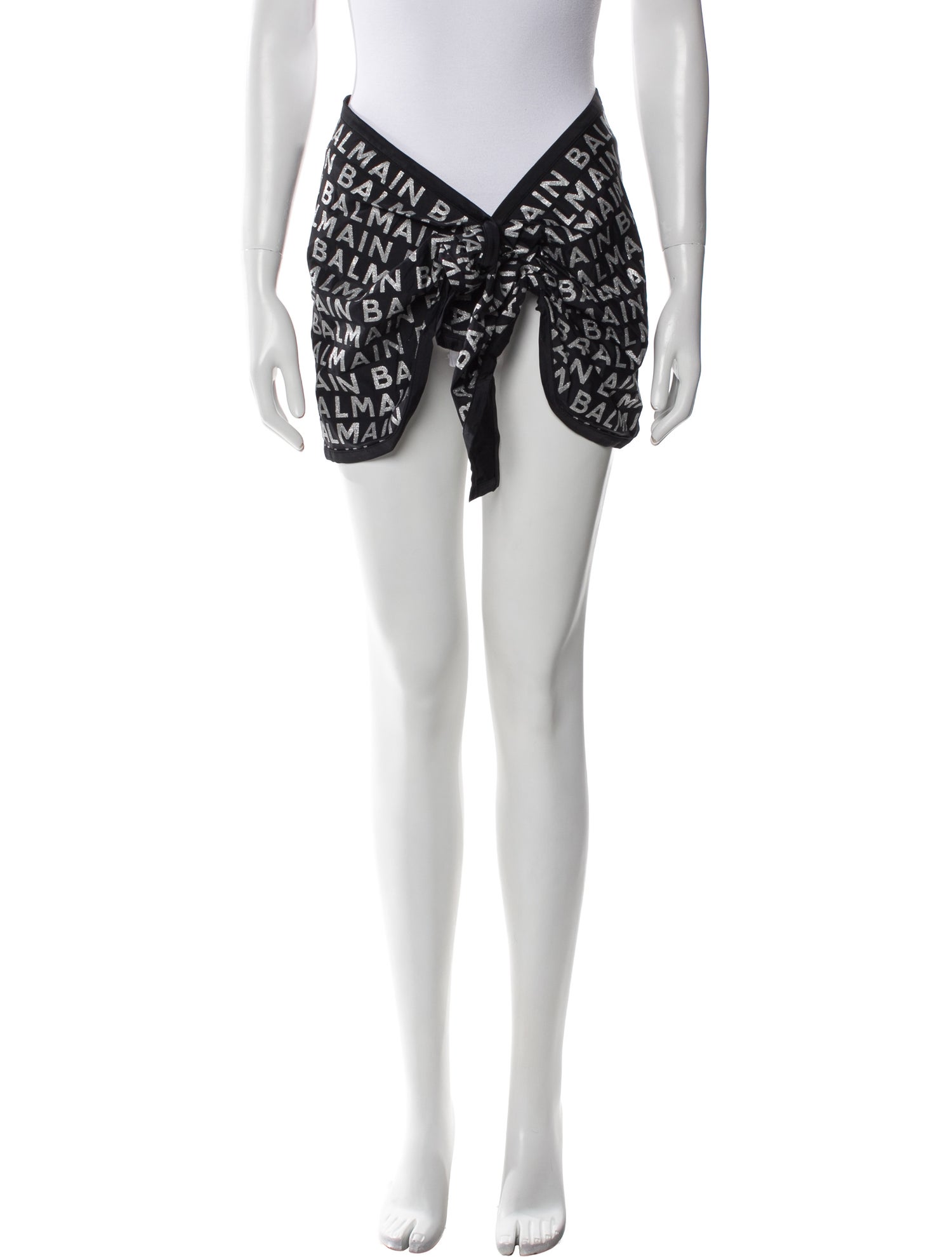 Balmain Printed Glitter Accents Cover-Up