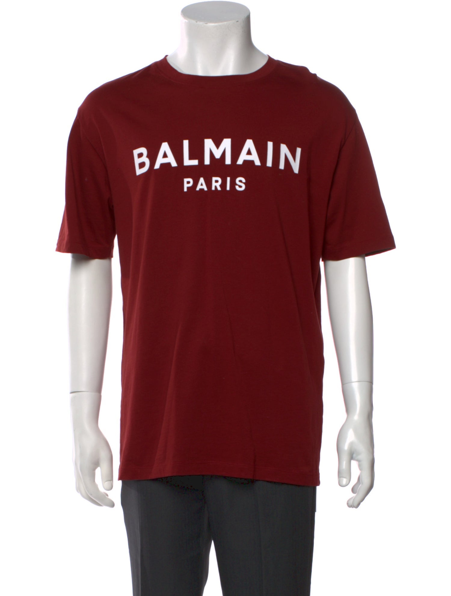 Balmain Graphic Print Crew Neck T-Shirt
