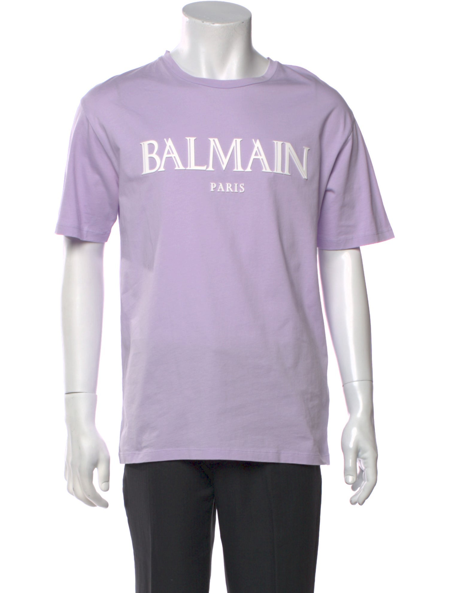 Balmain Graphic Print Crew Neck T-Shirt
