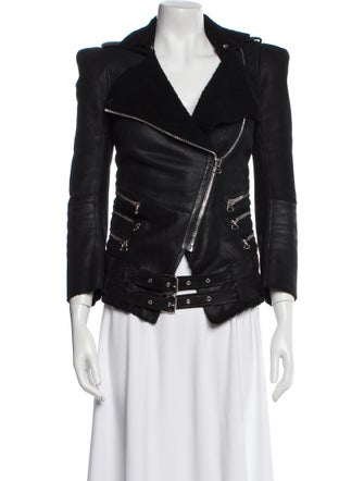 Balmain Lambskin Biker Jacket