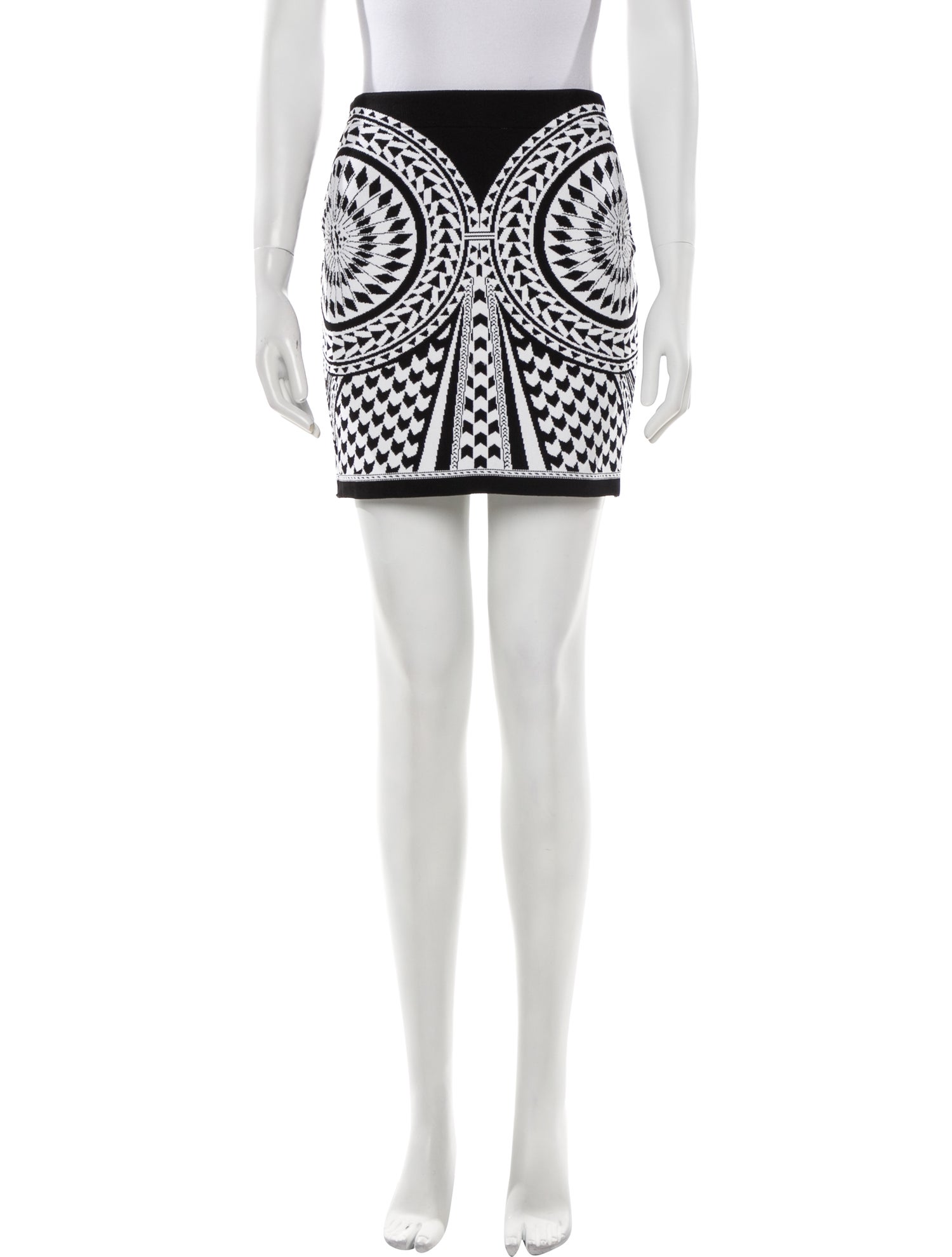 Balmain Printed Mini Skirt