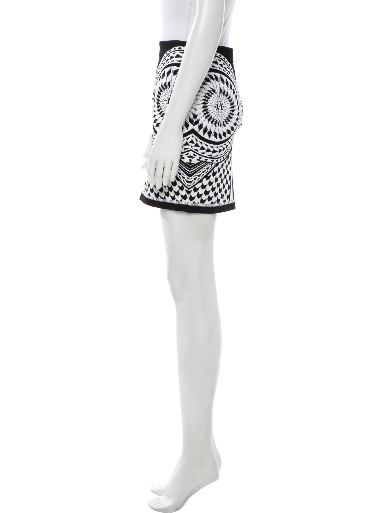 Balmain Printed Mini Skirt