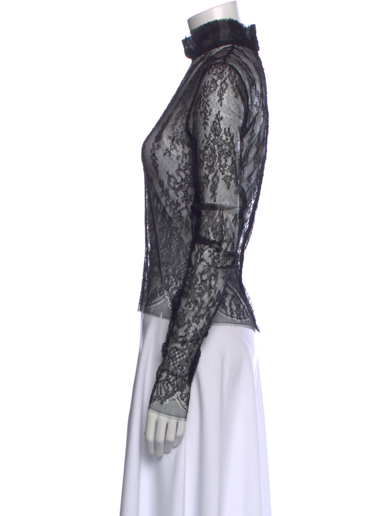 Balmain Lace Lace Pattern Blouse w/ Tags