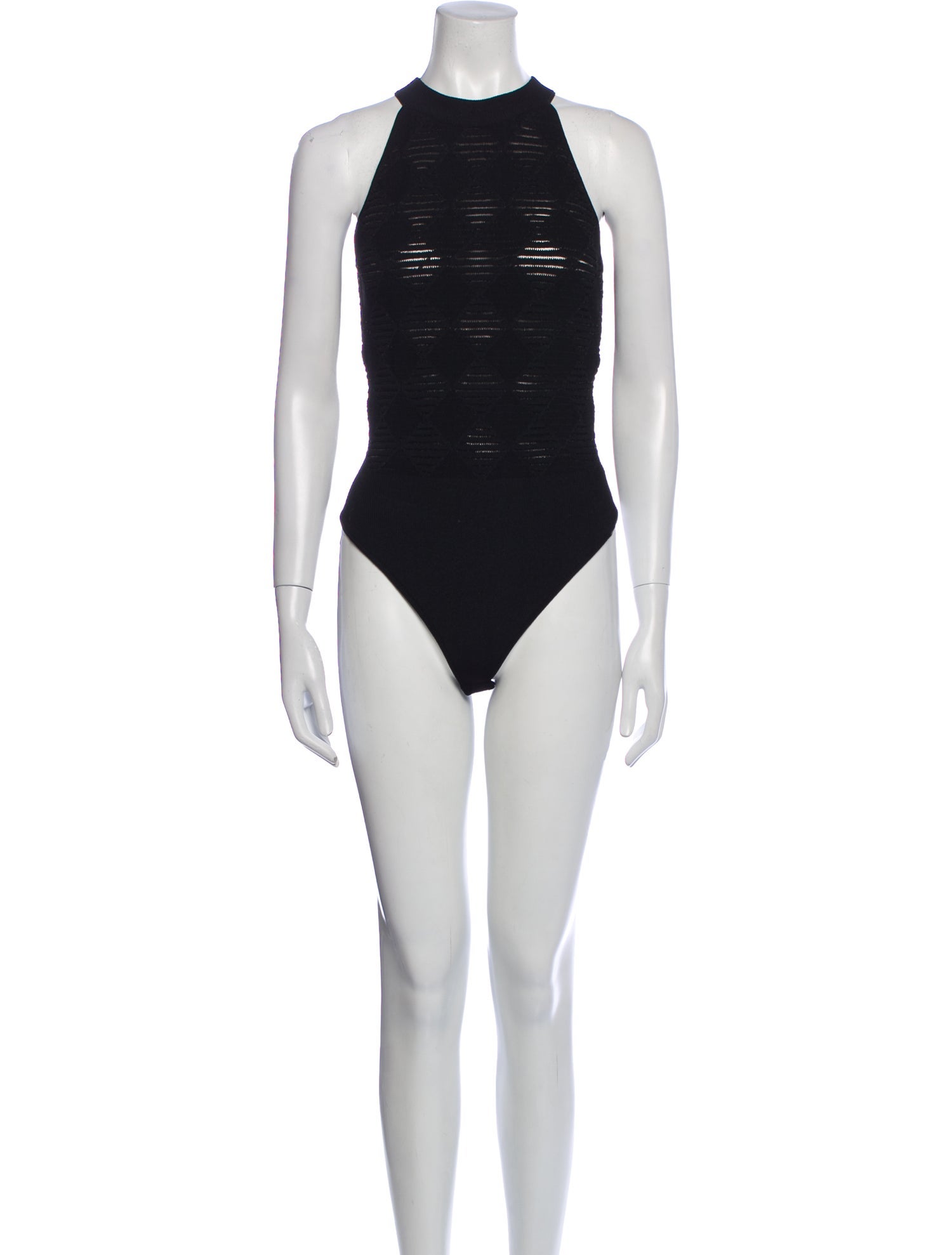 Balmain Crew Neck Sleeveless Bodysuit w/ Tags