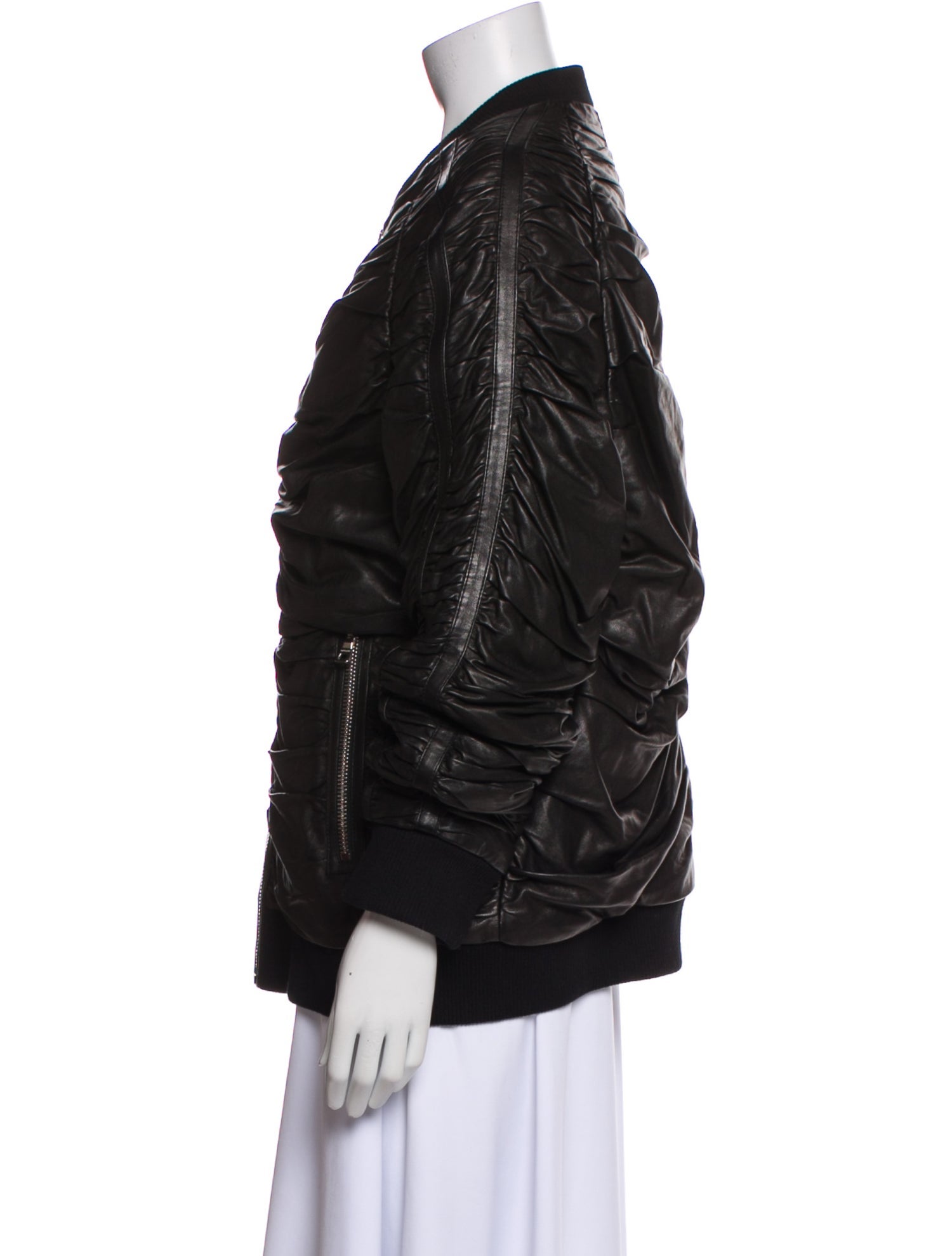 Balmain Lambskin Bomber Jacket