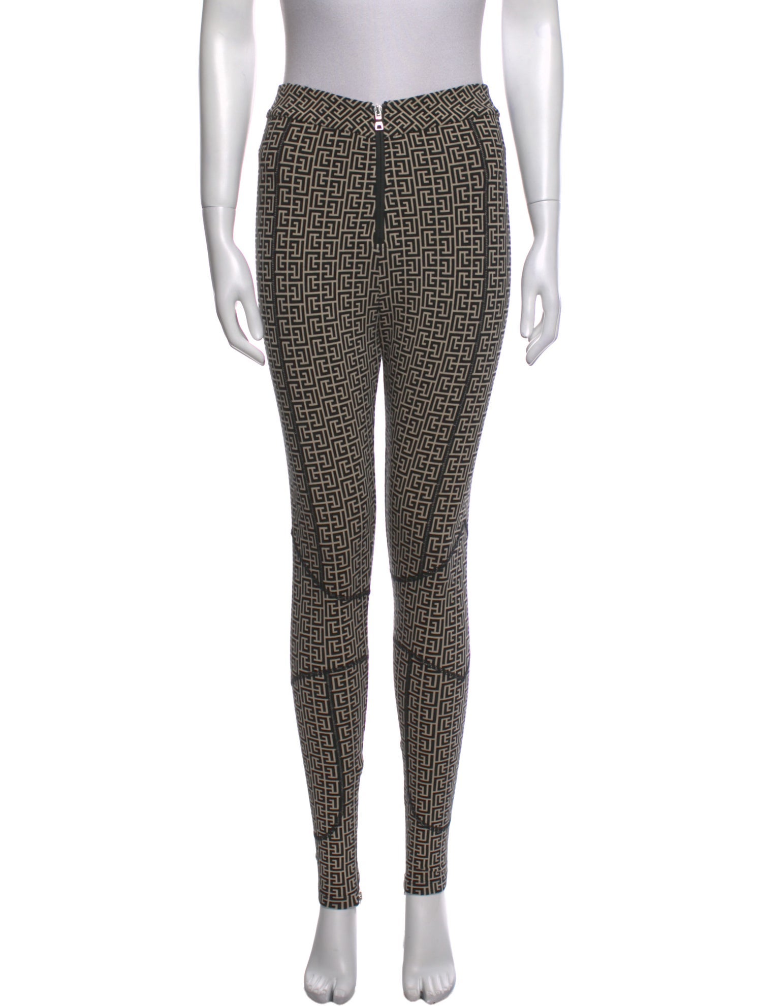 Balmain Printed Skinny Leg Pants