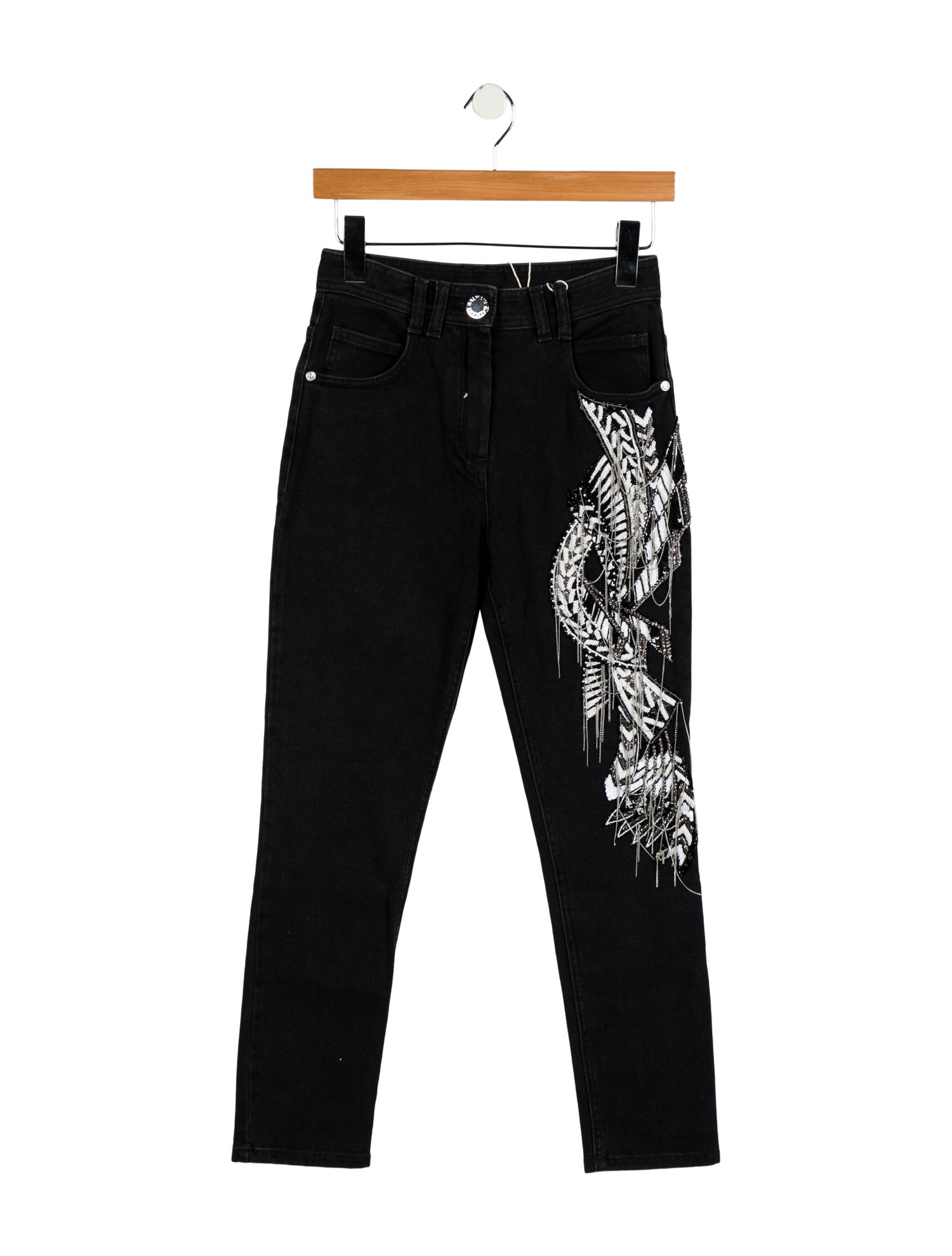 Balmain Mid-Rise Skinny Leg Jeans w/ Tags