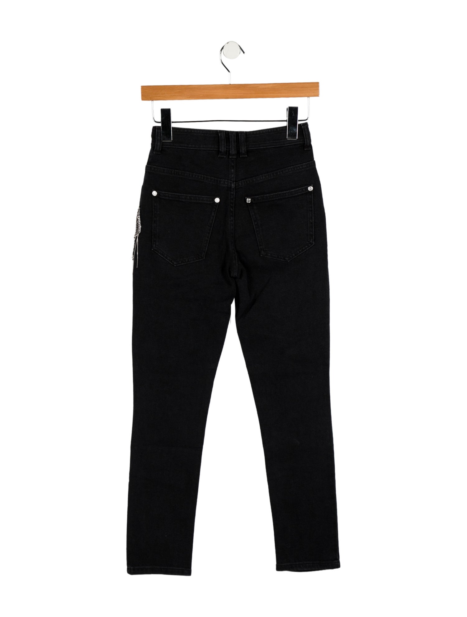 Balmain Mid-Rise Skinny Leg Jeans