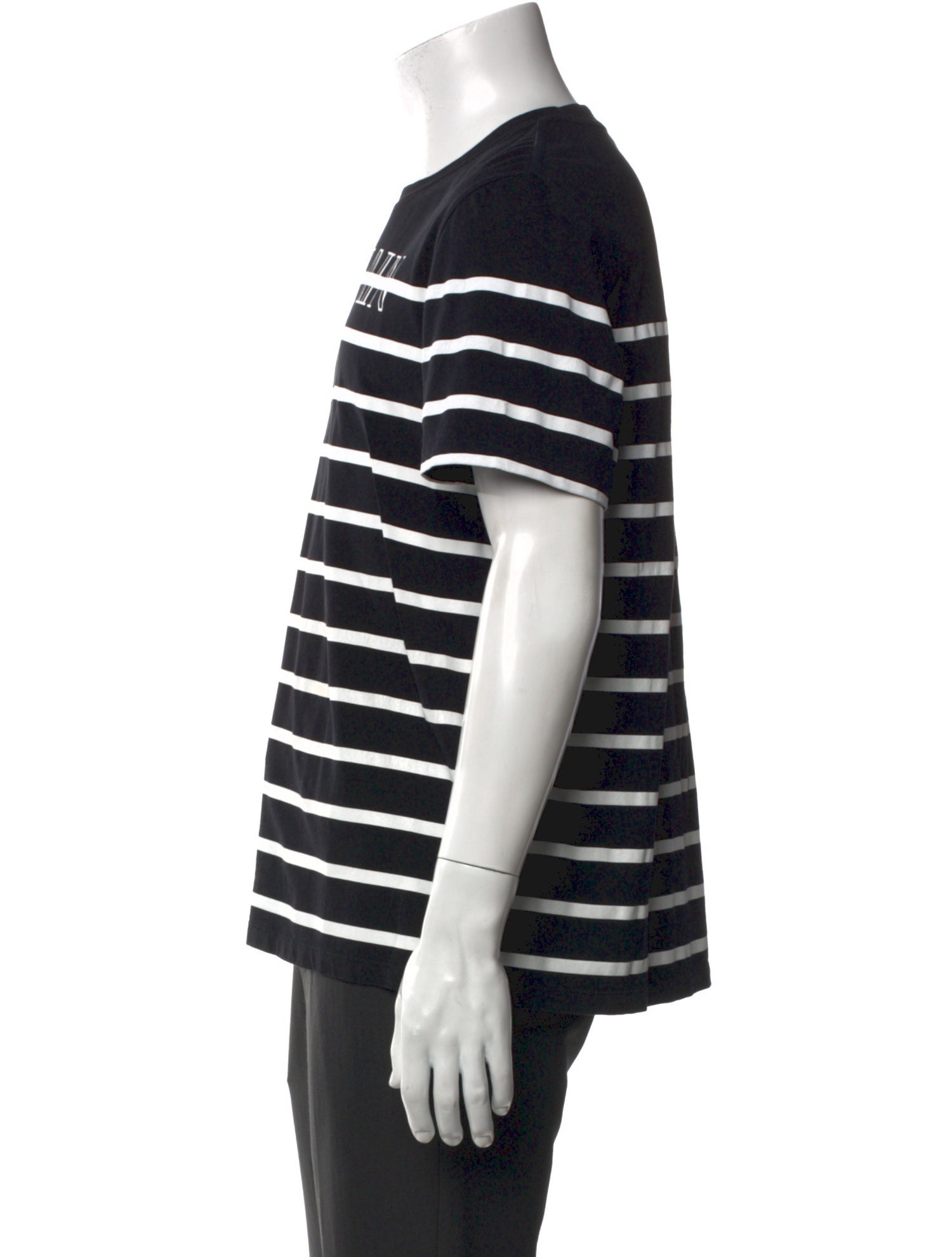 Balmain Graphic Print Crew Neck T-Shirt