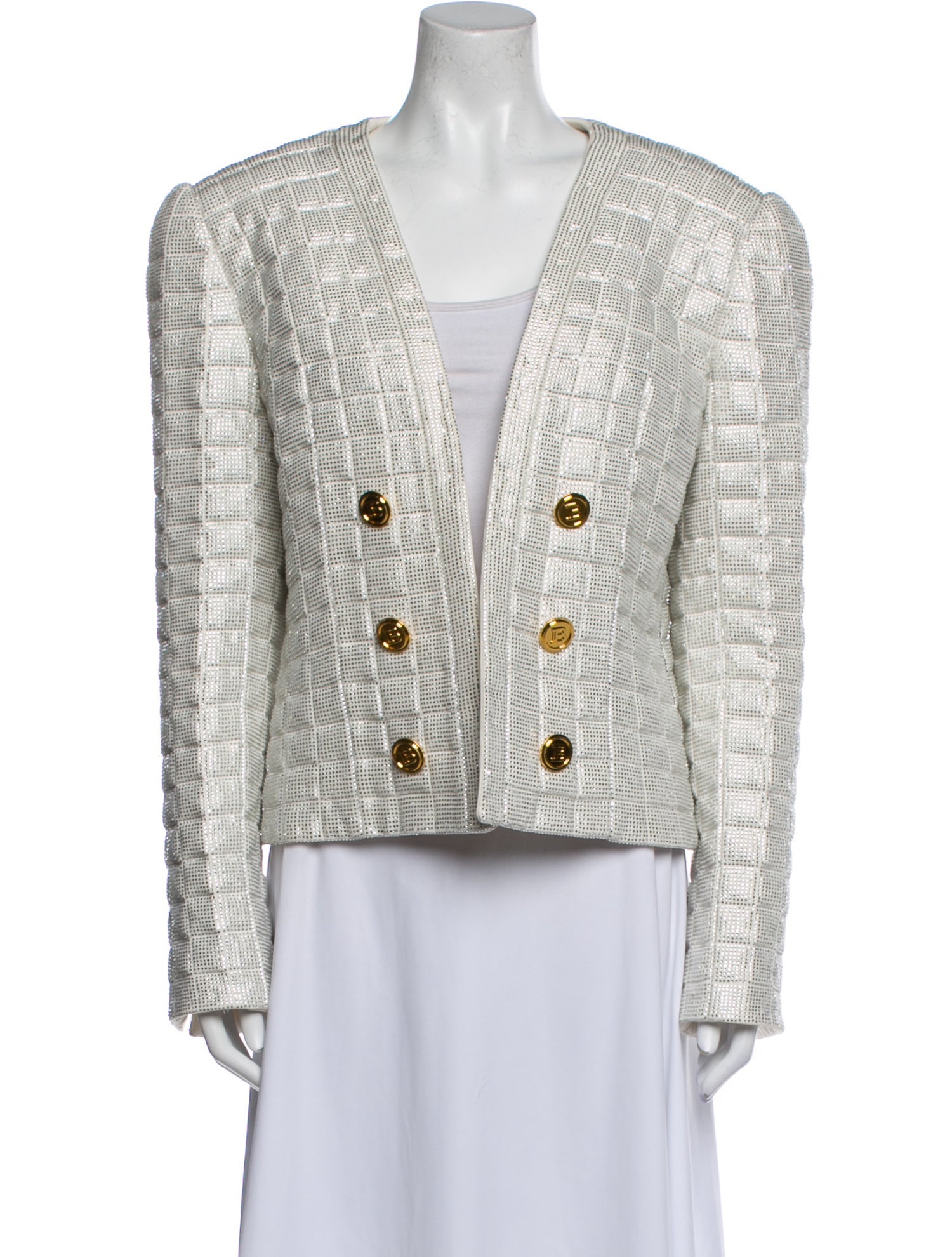 Balmain Silk Evening Jacket