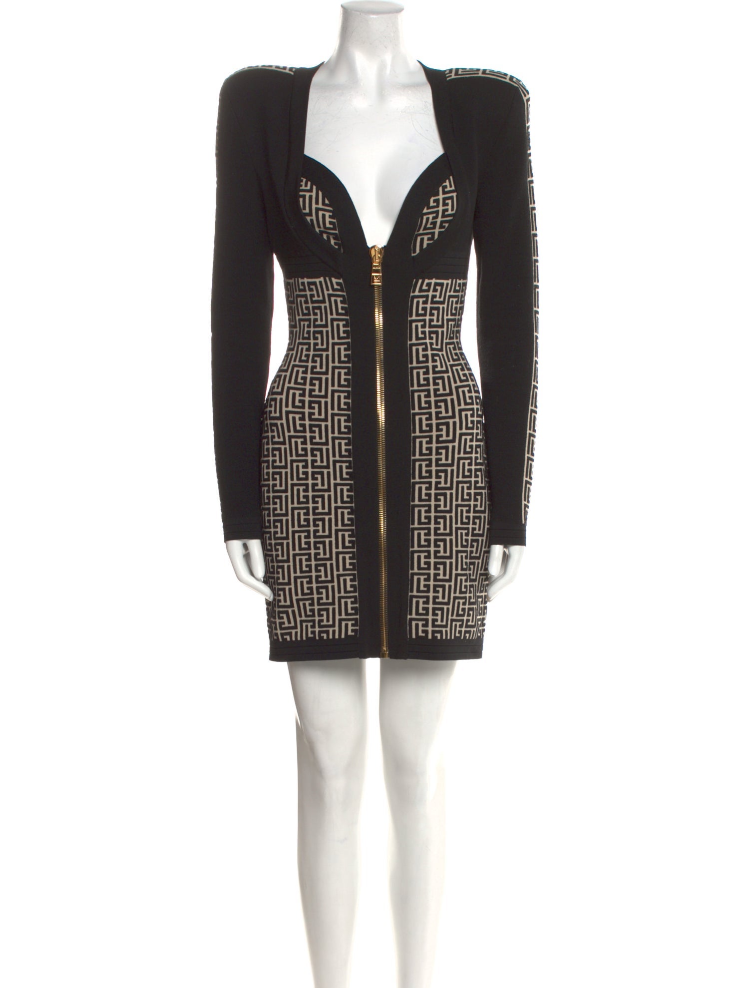 Balmain Wool Mini Dress