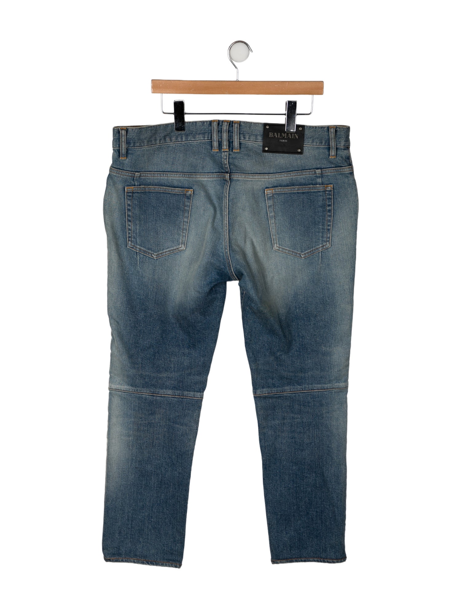 Balmain 2018 Moto Jeans