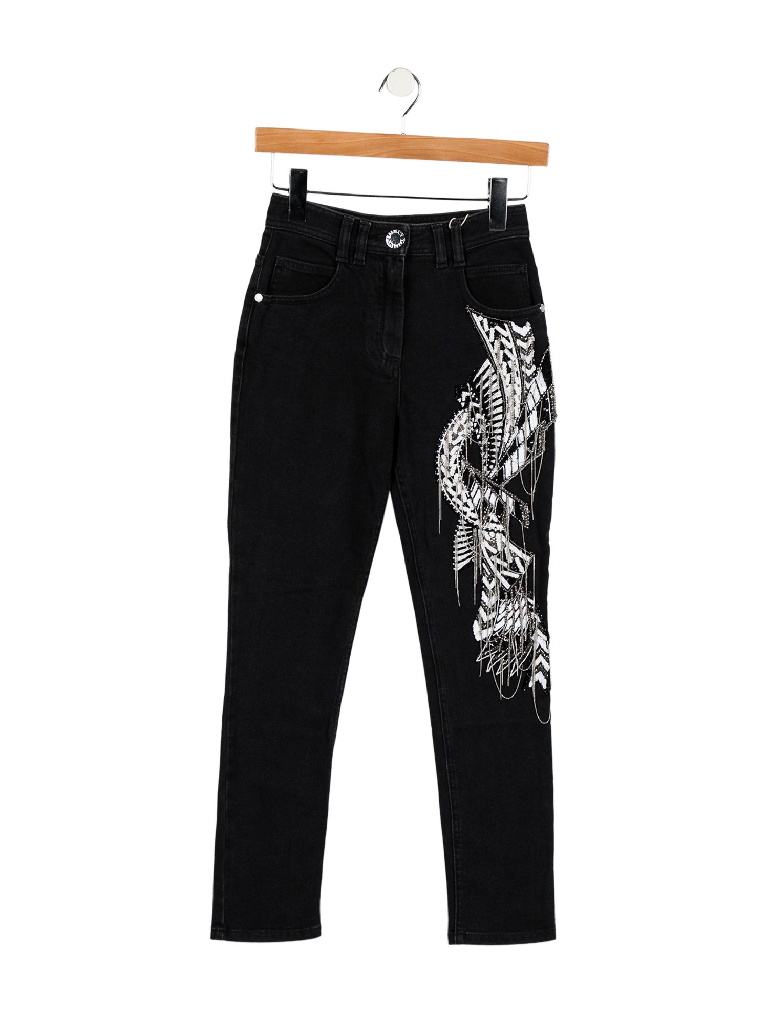 Balmain Mid-Rise Skinny Leg Jeans w/ Tags