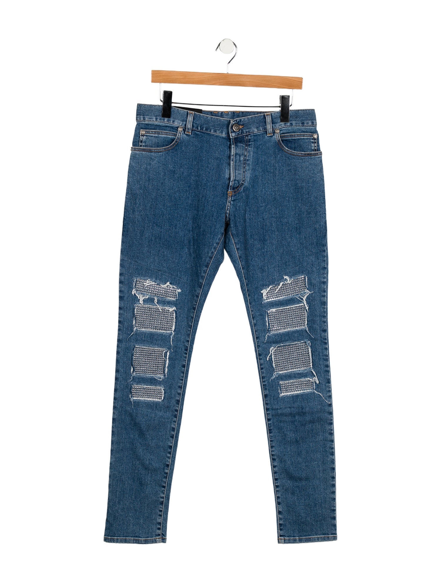 Balmain Mid-Rise Skinny Leg Jeans w/ Tags