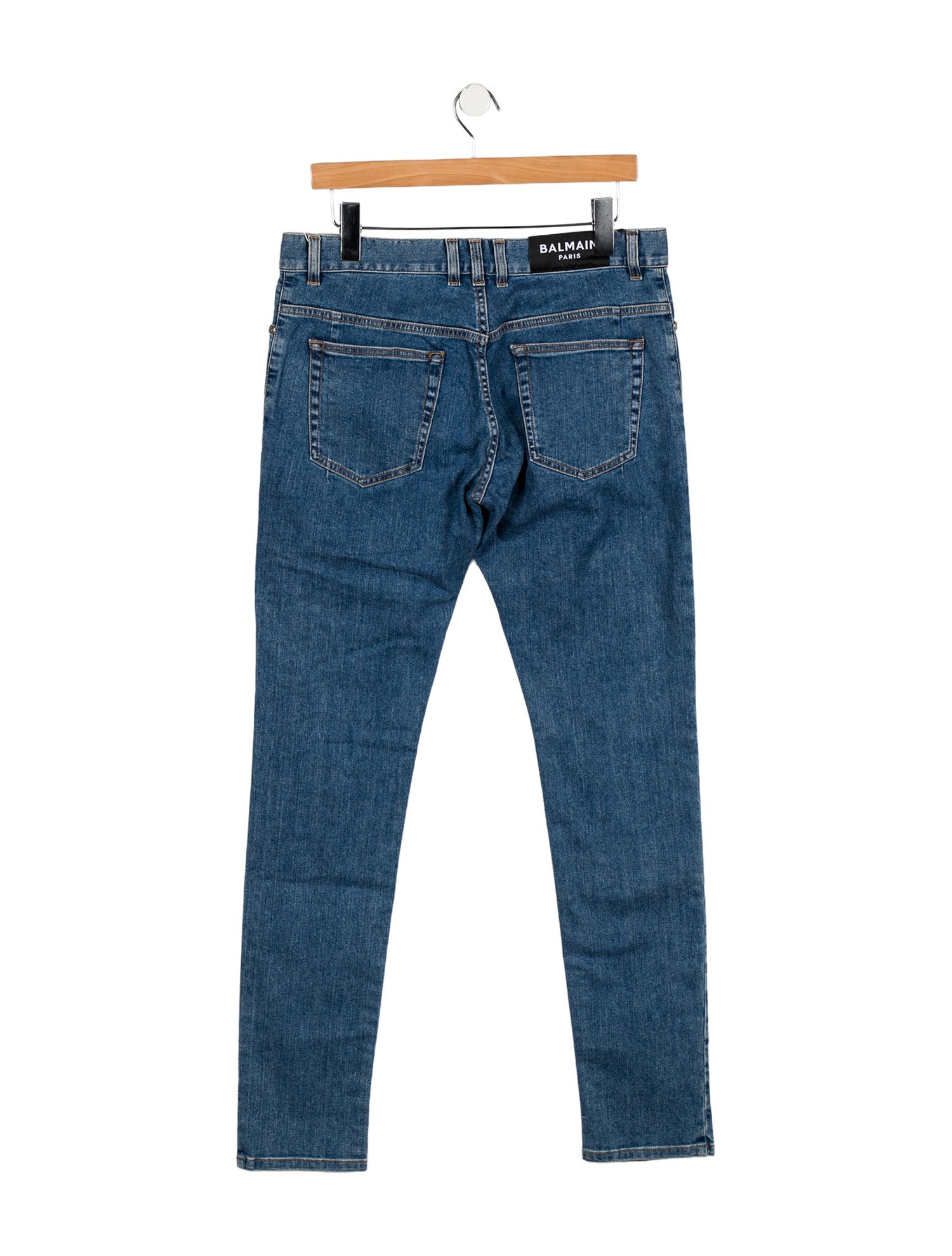 Balmain Mid-Rise Skinny Leg Jeans w/ Tags