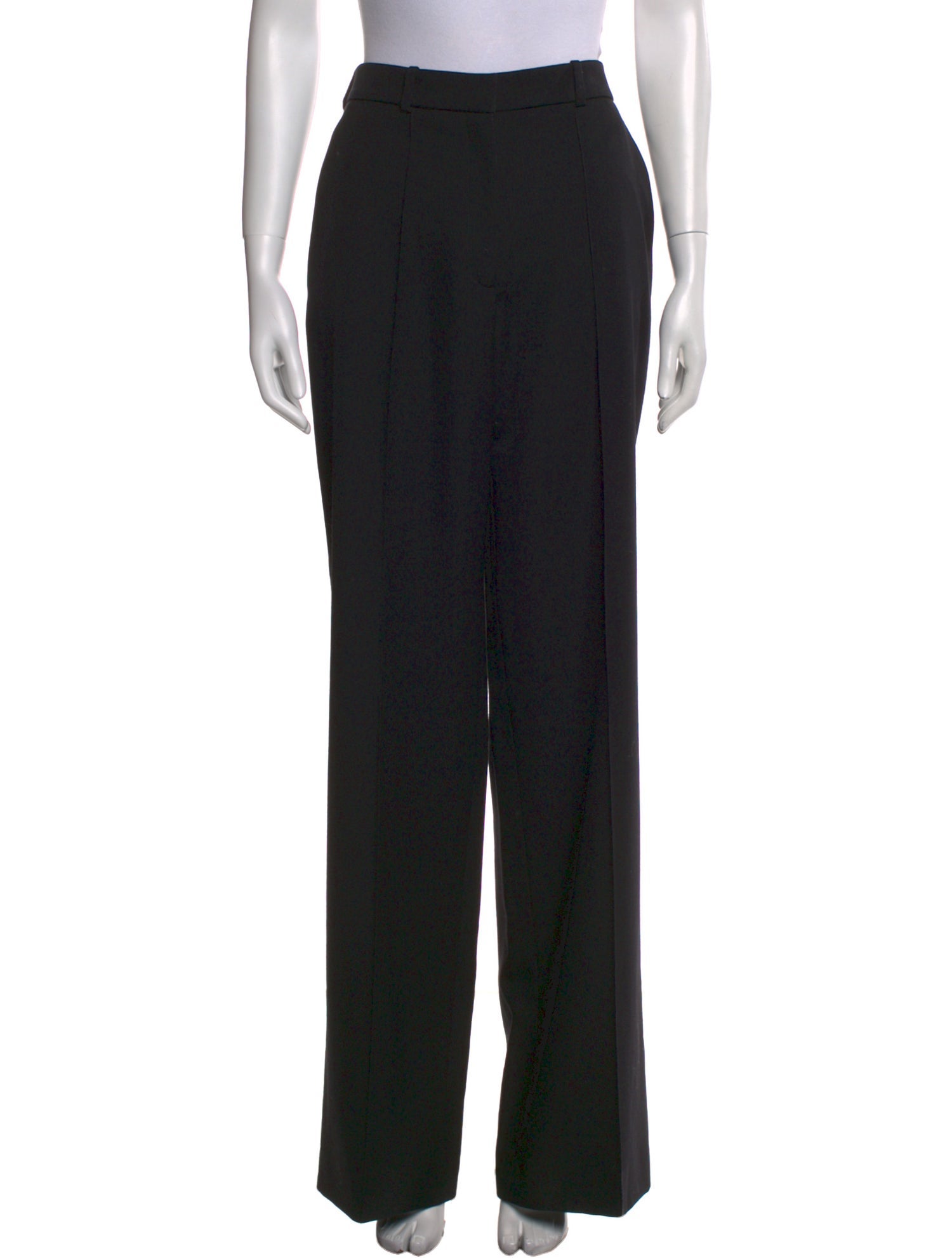 Balmain Virgin Wool Wide Leg Pants