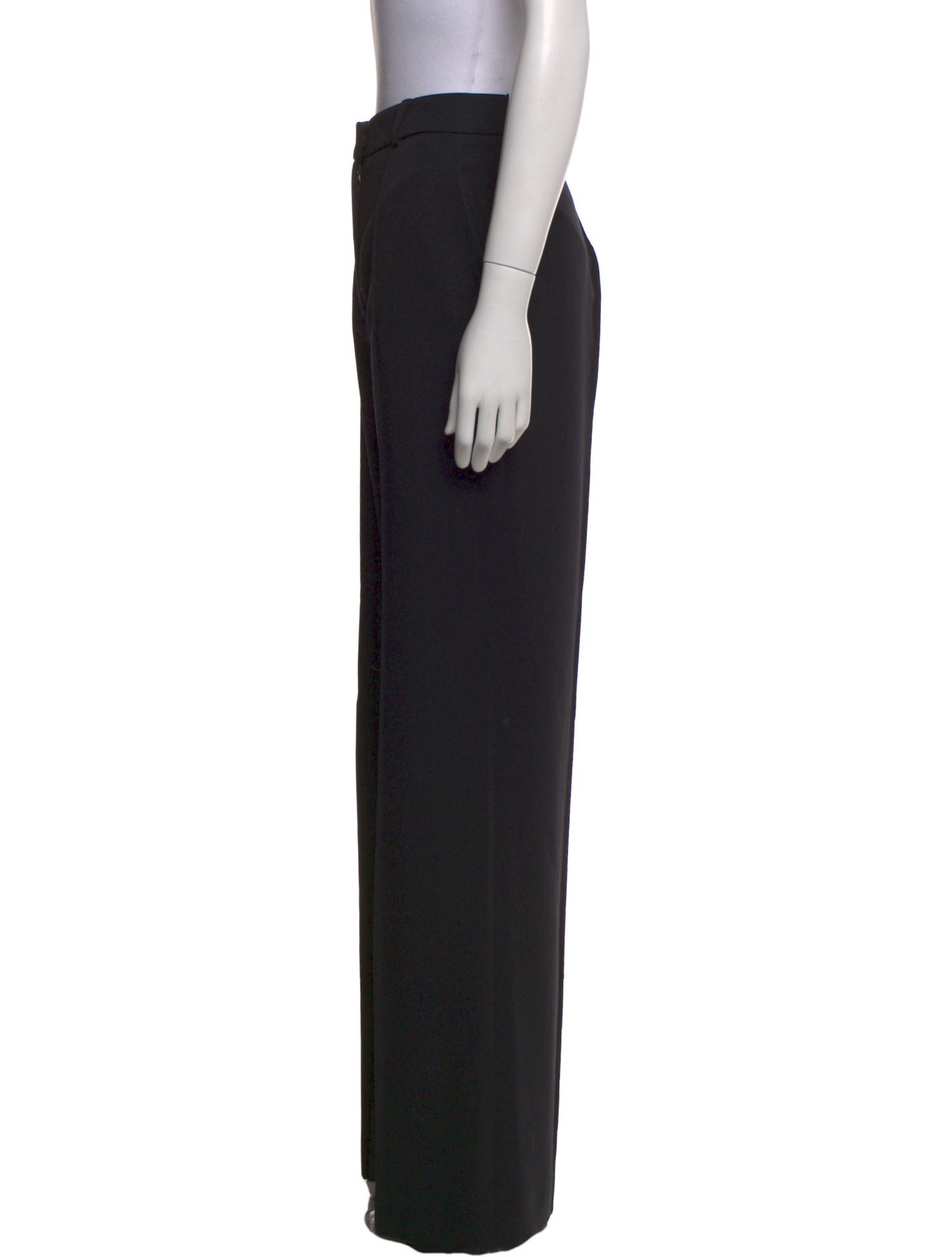 Balmain Virgin Wool Wide Leg Pants