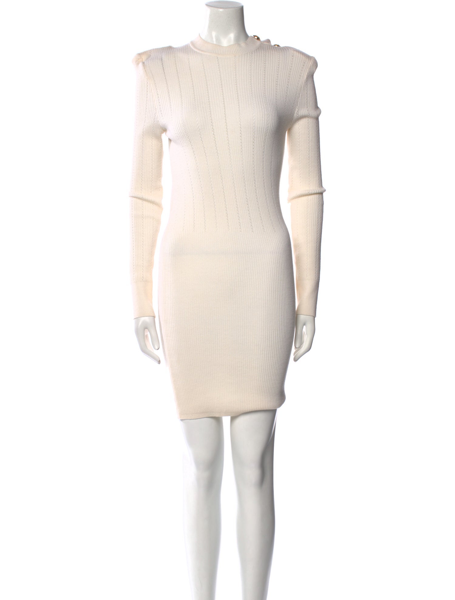 Balmain Wool Mini Dress w/ Tags