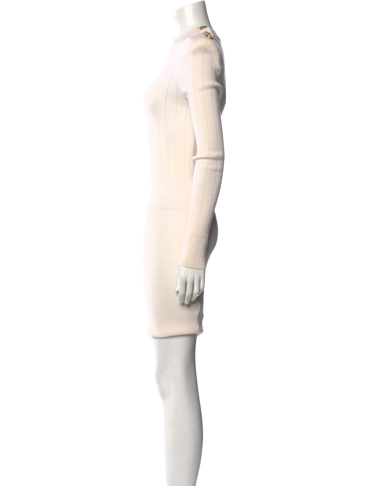 Balmain Wool Mini Dress w/ Tags