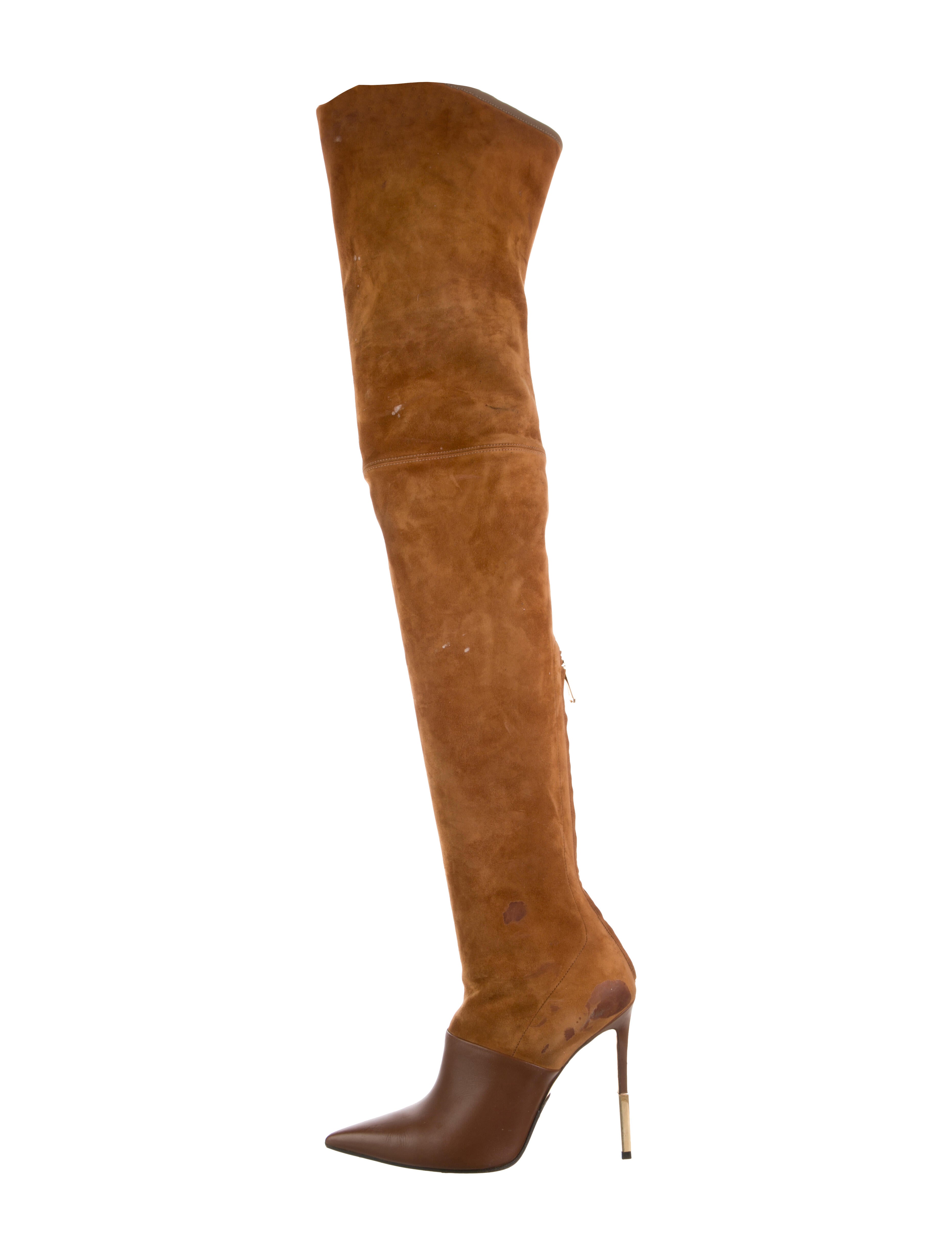 Balmain Suede Boots