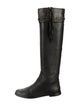 Balmain Leather Riding Boots