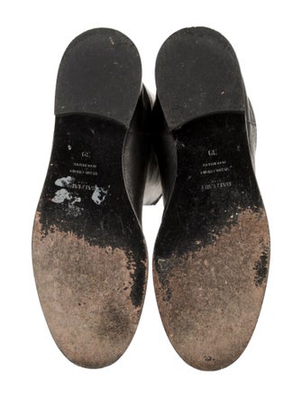 Balmain Leather Riding Boots