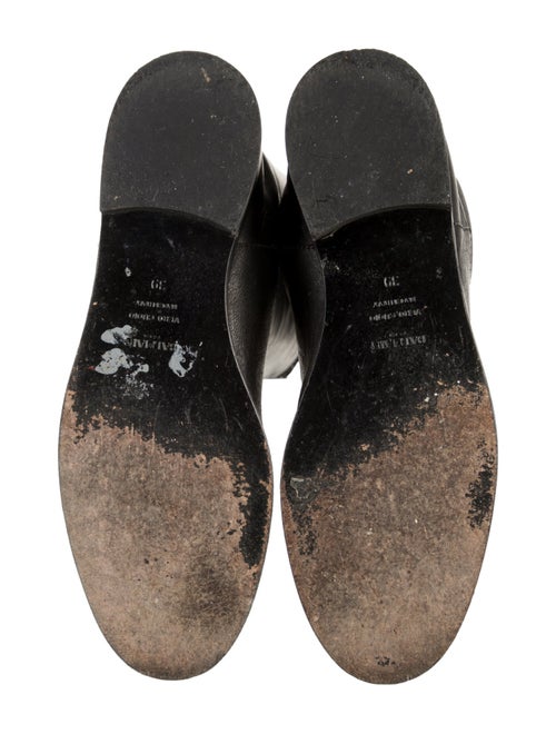 Balmain Leather Riding Boots