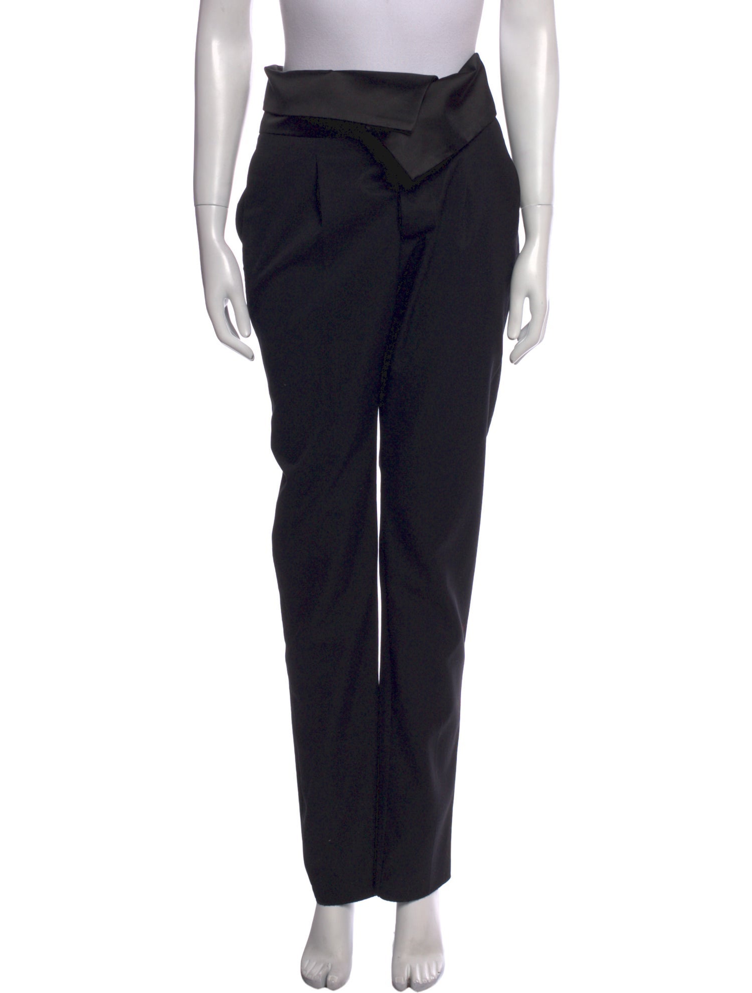 Balmain Wool Straight Leg Pants