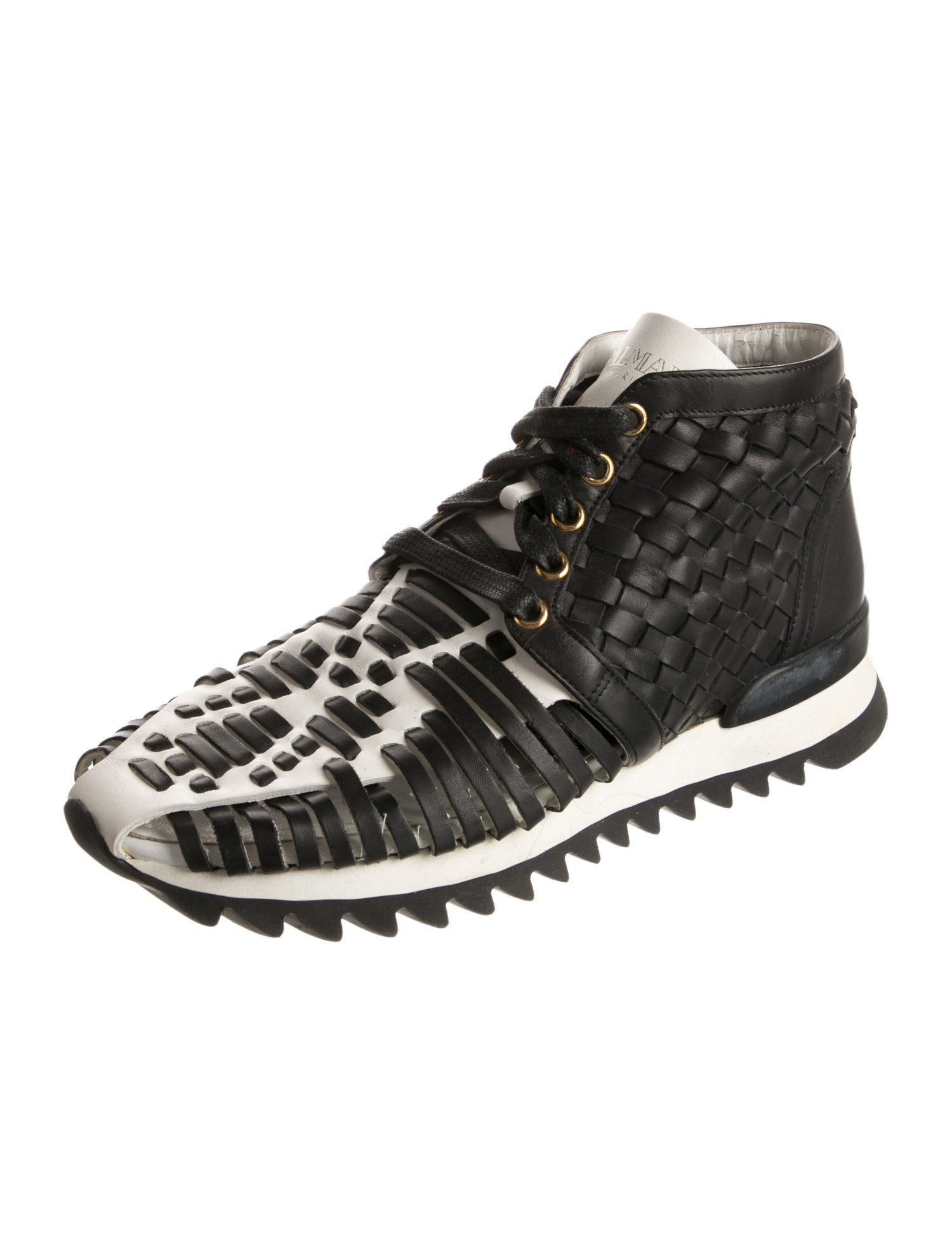 Balmain Leather Sneakers