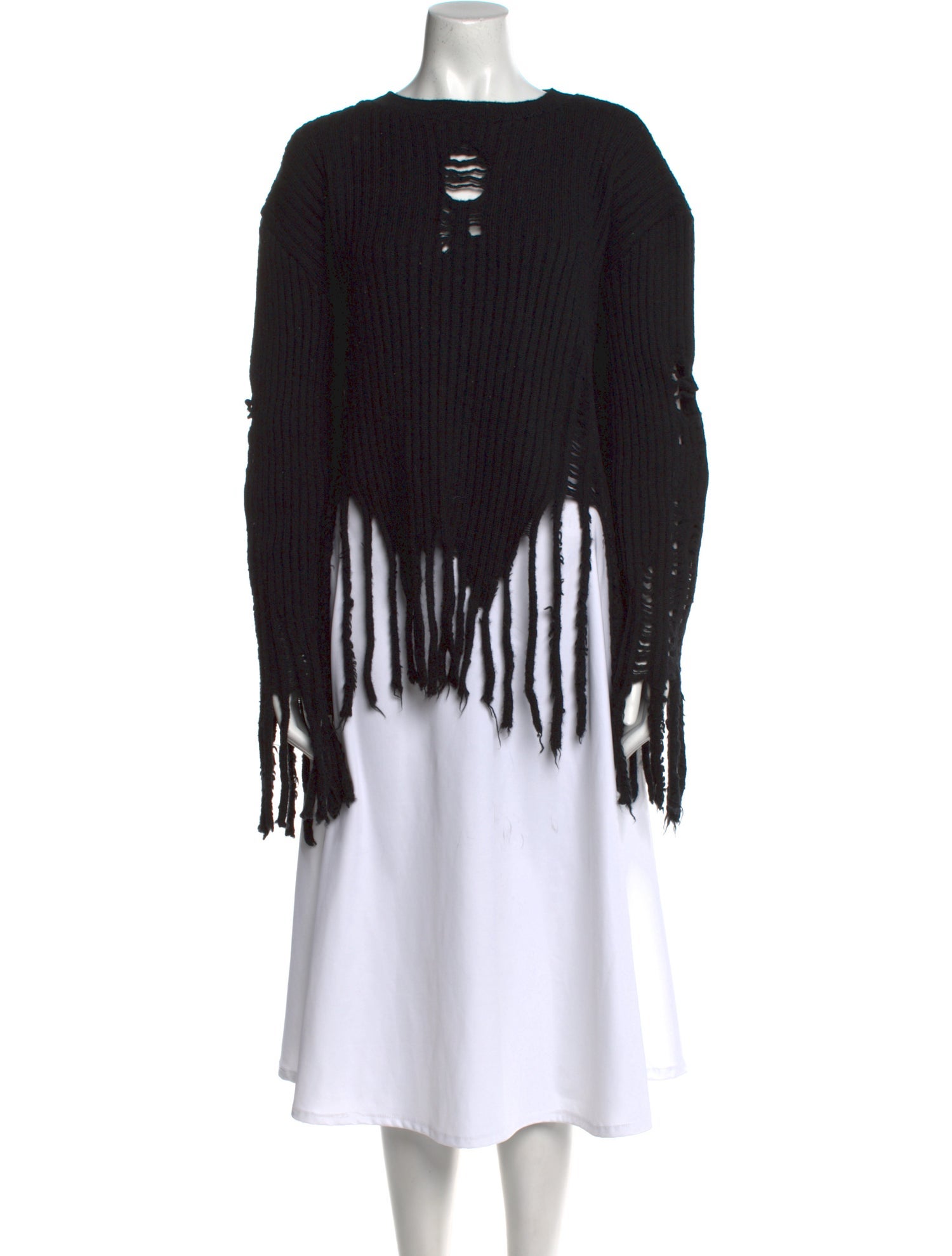 Balmain Wool Bateau Neckline Sweater