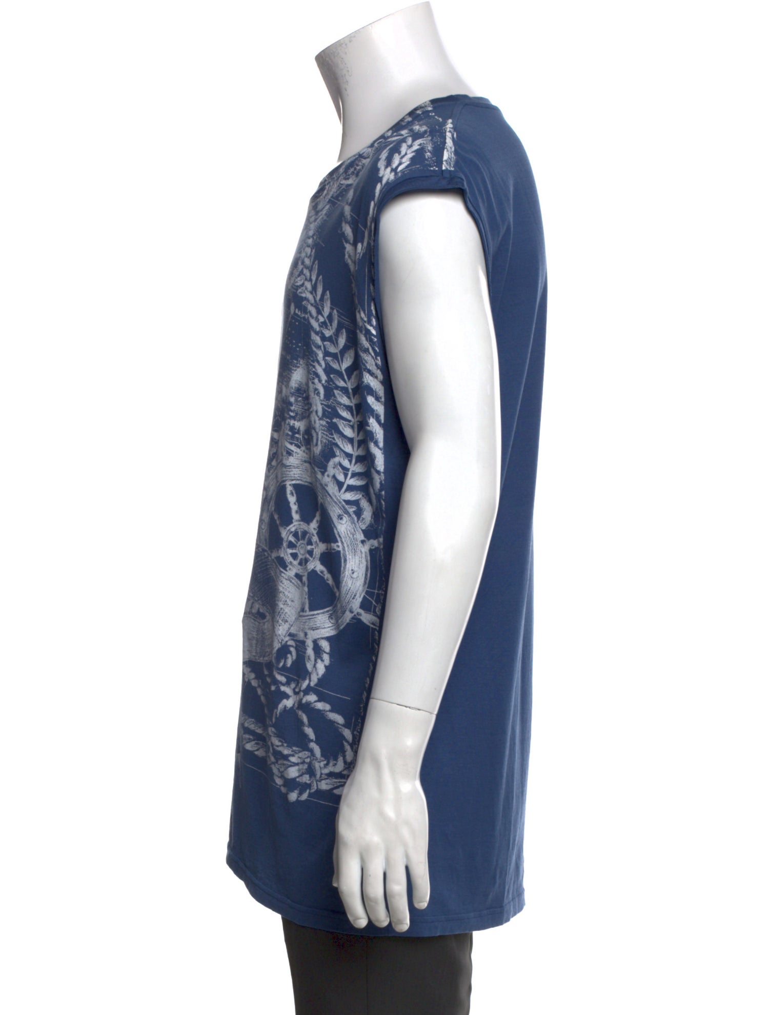 Balmain Printed Scoop Neck T-Shirt