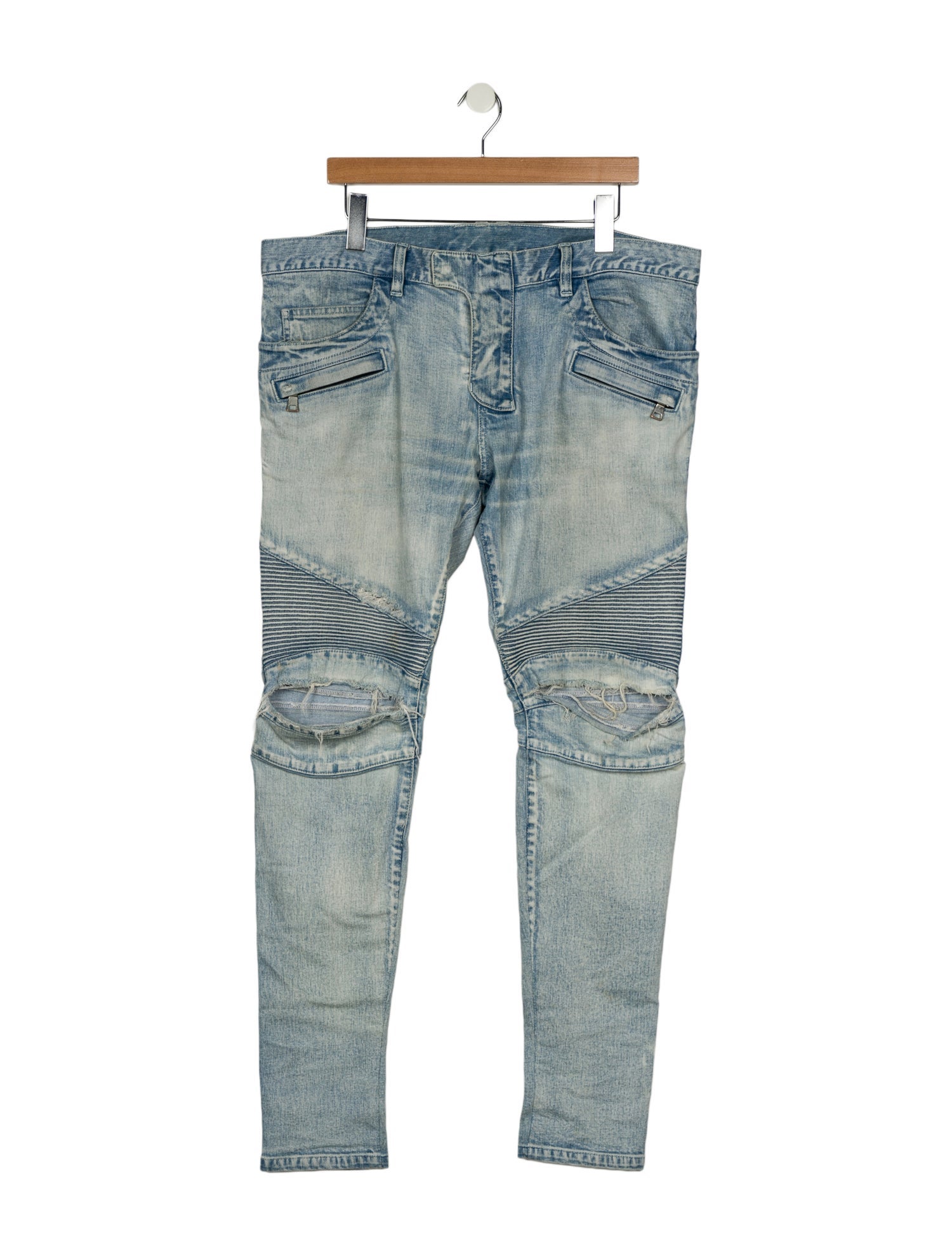 Balmain Moto Jeans