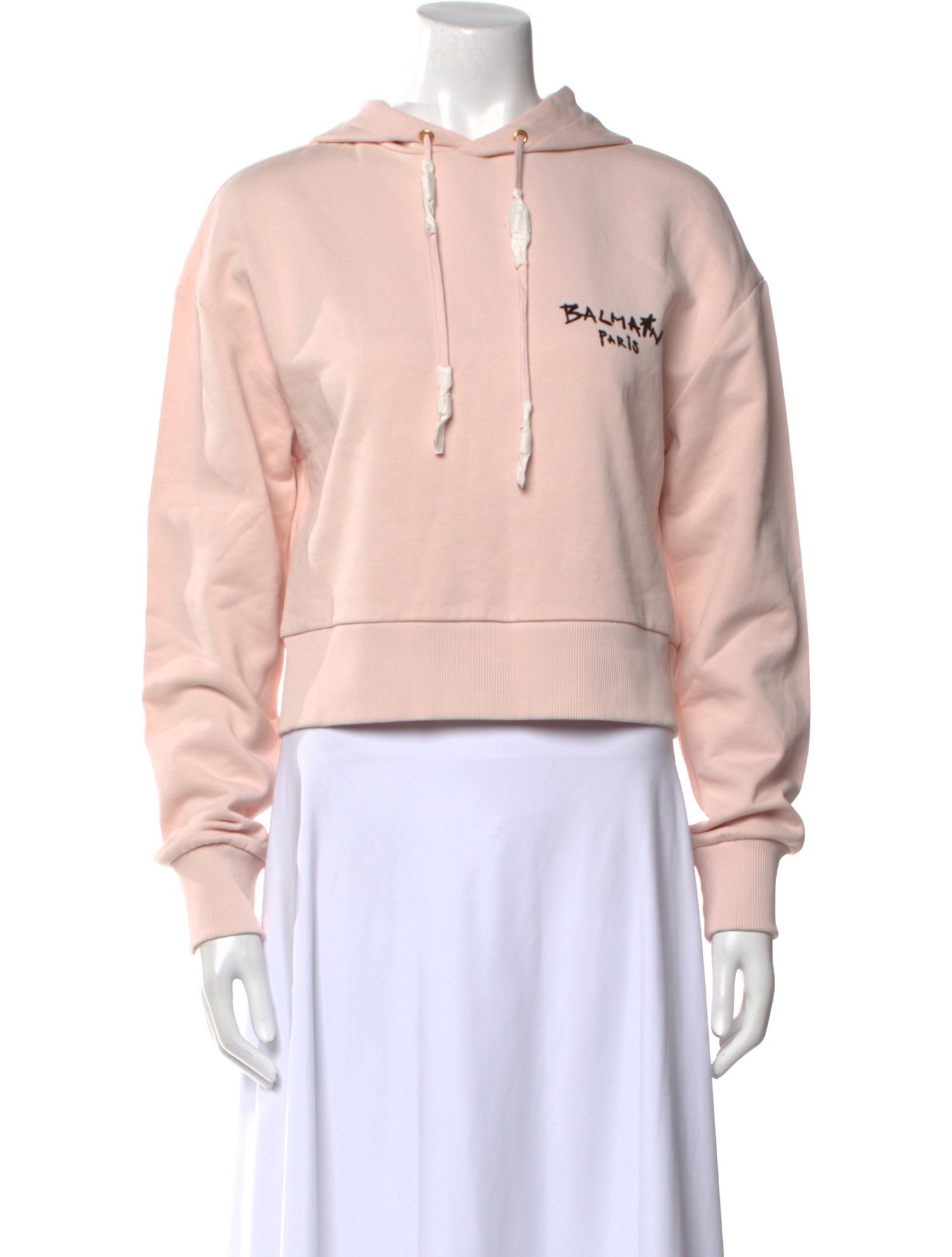 Balmain Mock Neck Long Sleeve Sweatshirt w/ Tags