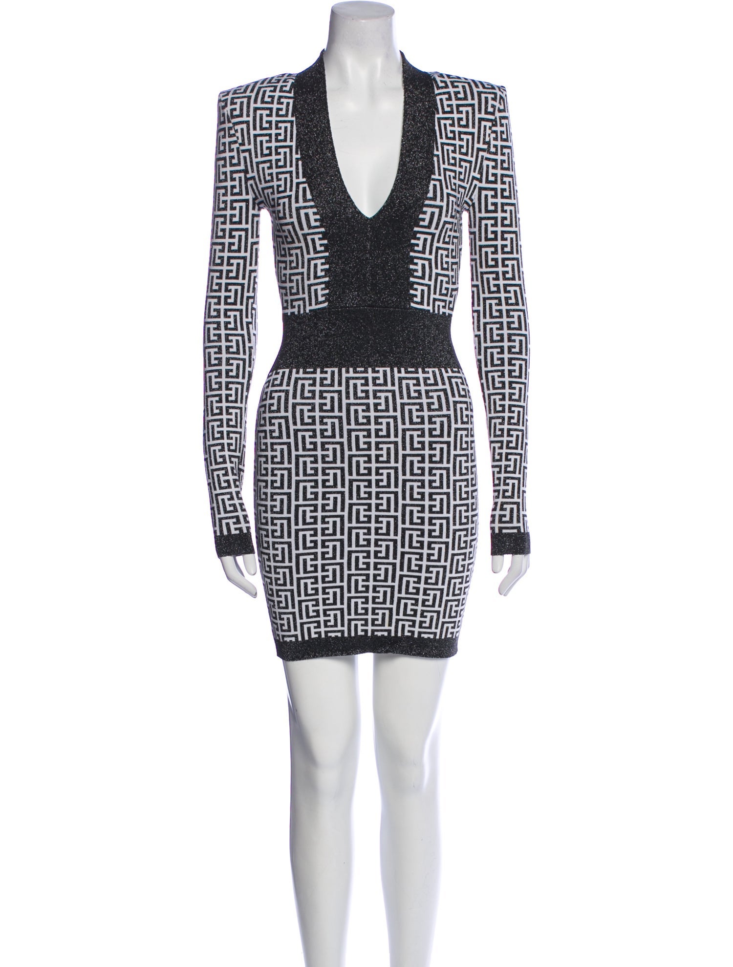 Balmain Printed Mini Dress