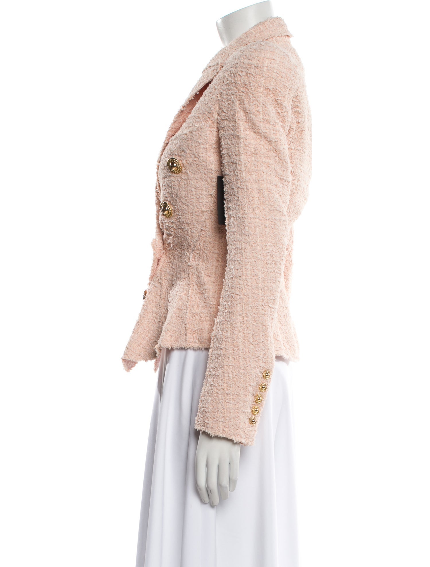 Balmain Tweed Pattern Evening Jacket w/ Tags