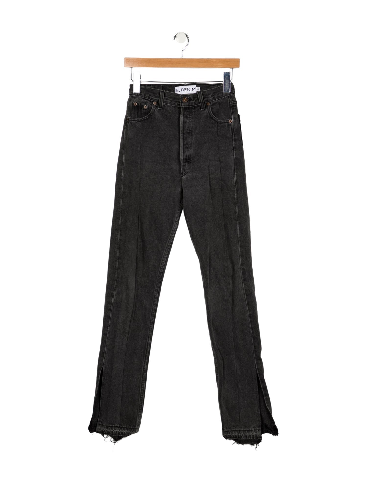 EB DENIM Mid-Rise Straight Leg Jeans