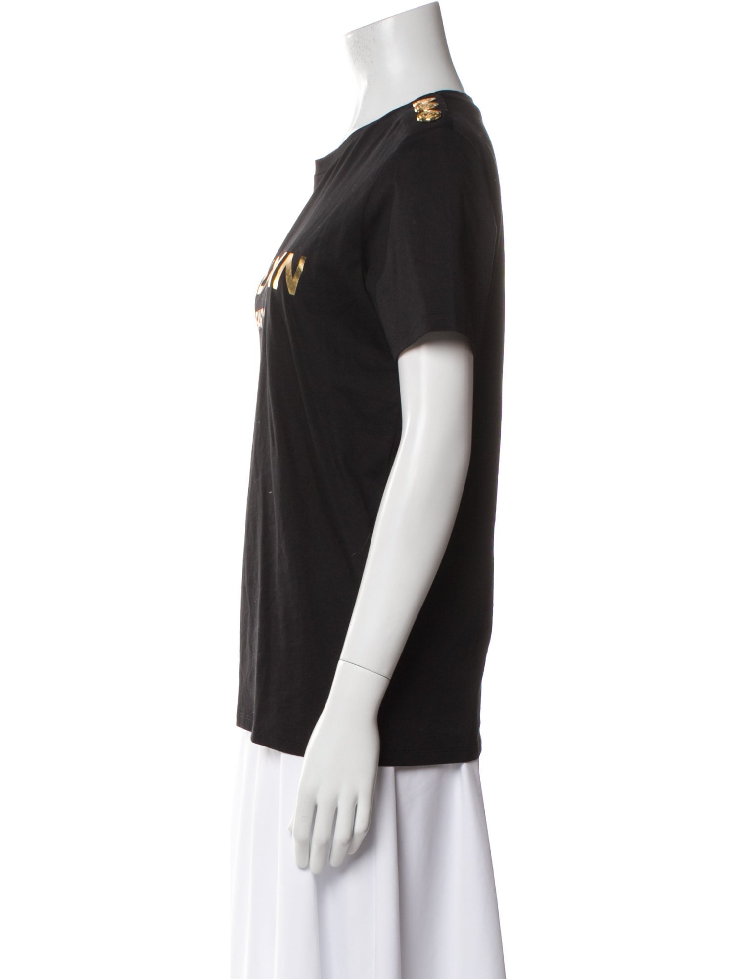 Balmain Graphic Print Crew Neck T-Shirt