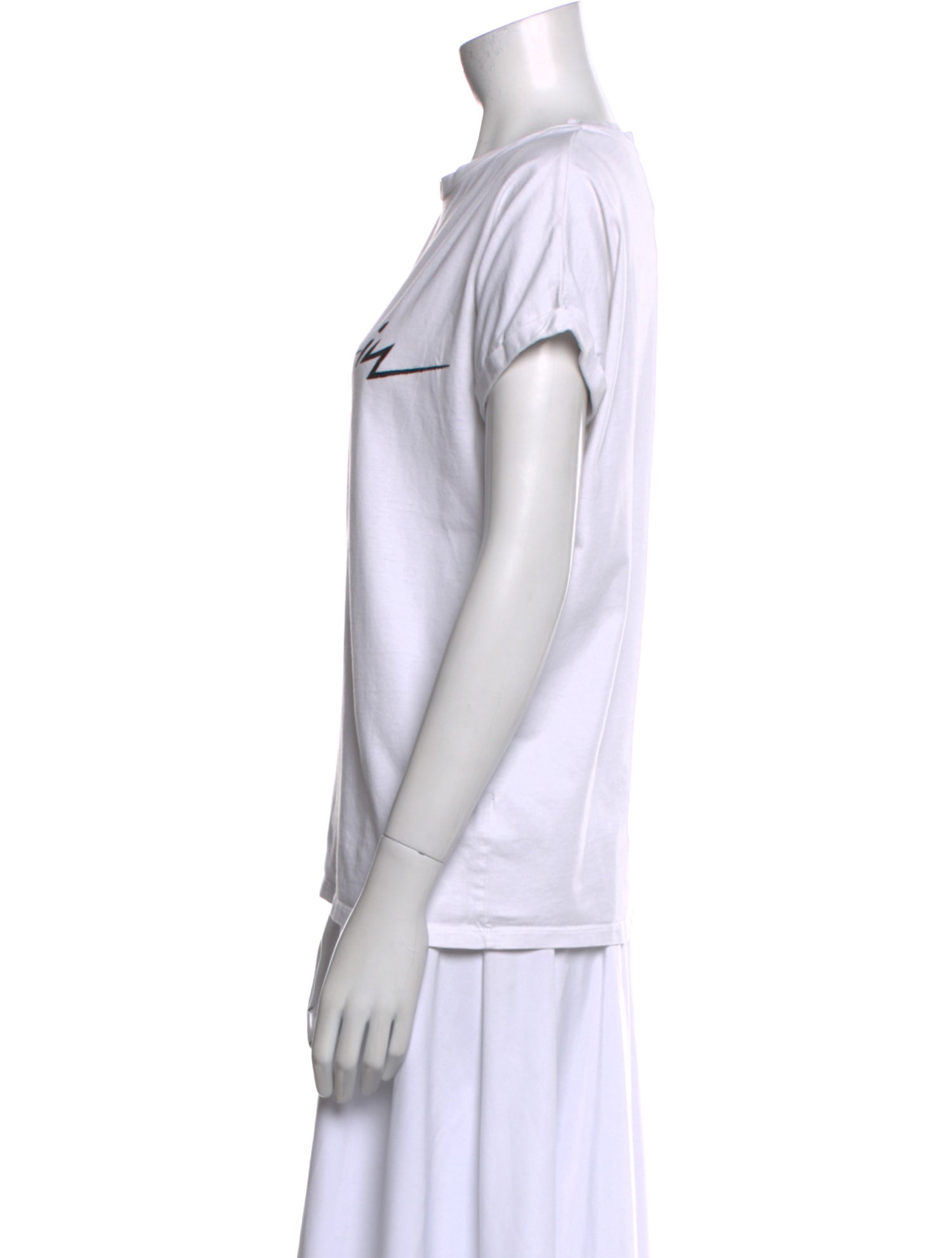 Balmain Graphic Print Crew Neck T-Shirt